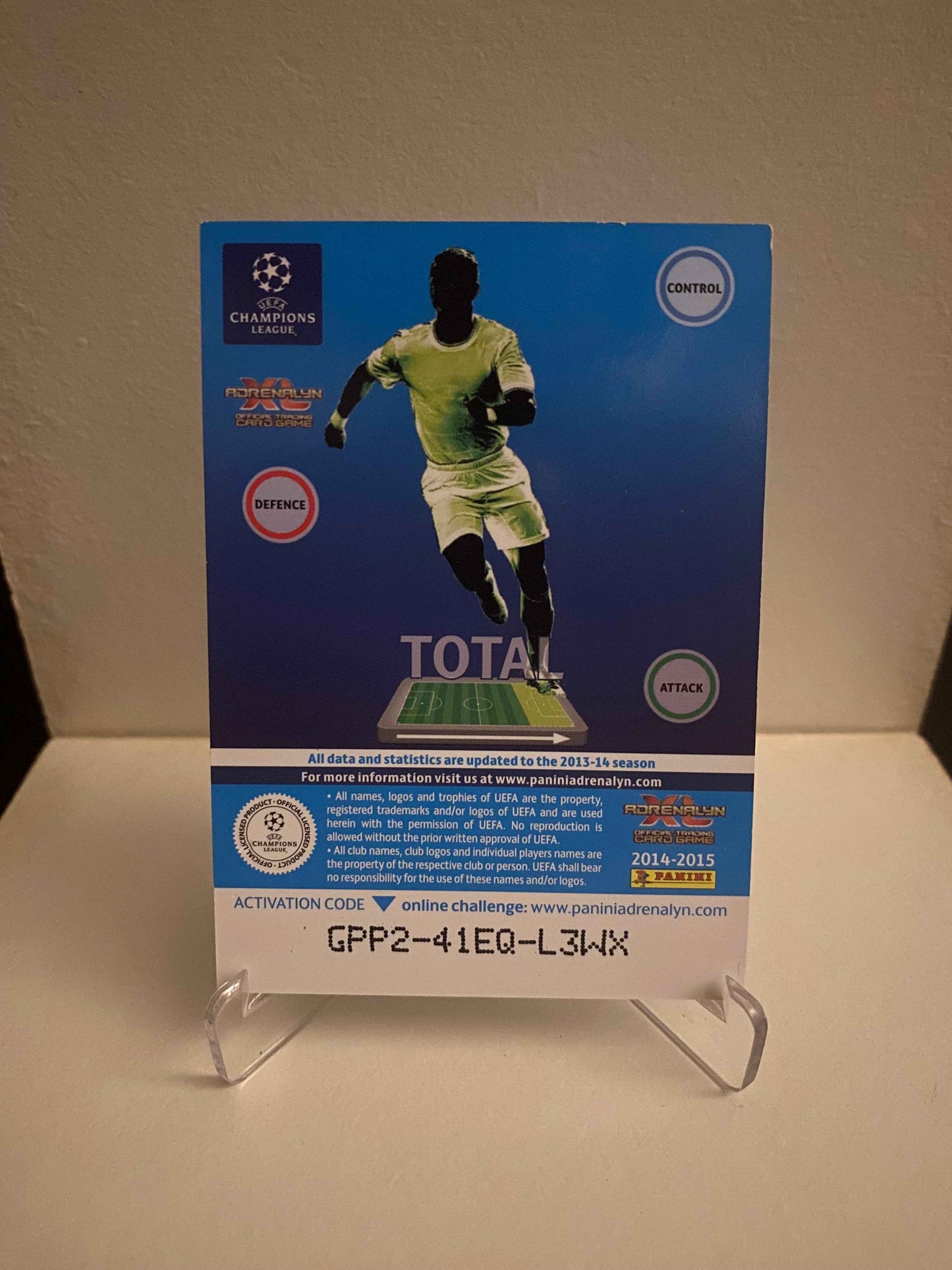 Fodbold kort Panini Adrenalyn XL UEFA Champions League 2014/2015 - Anderlecht Frank Acheampong - Pokedexet