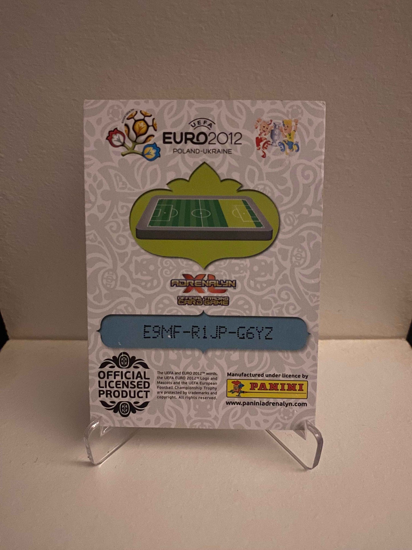 Fodbold kort Panini Adrenalyn XL UEFA EURO 2012 - Danmark Nicklas Bendtner - Pokedexet