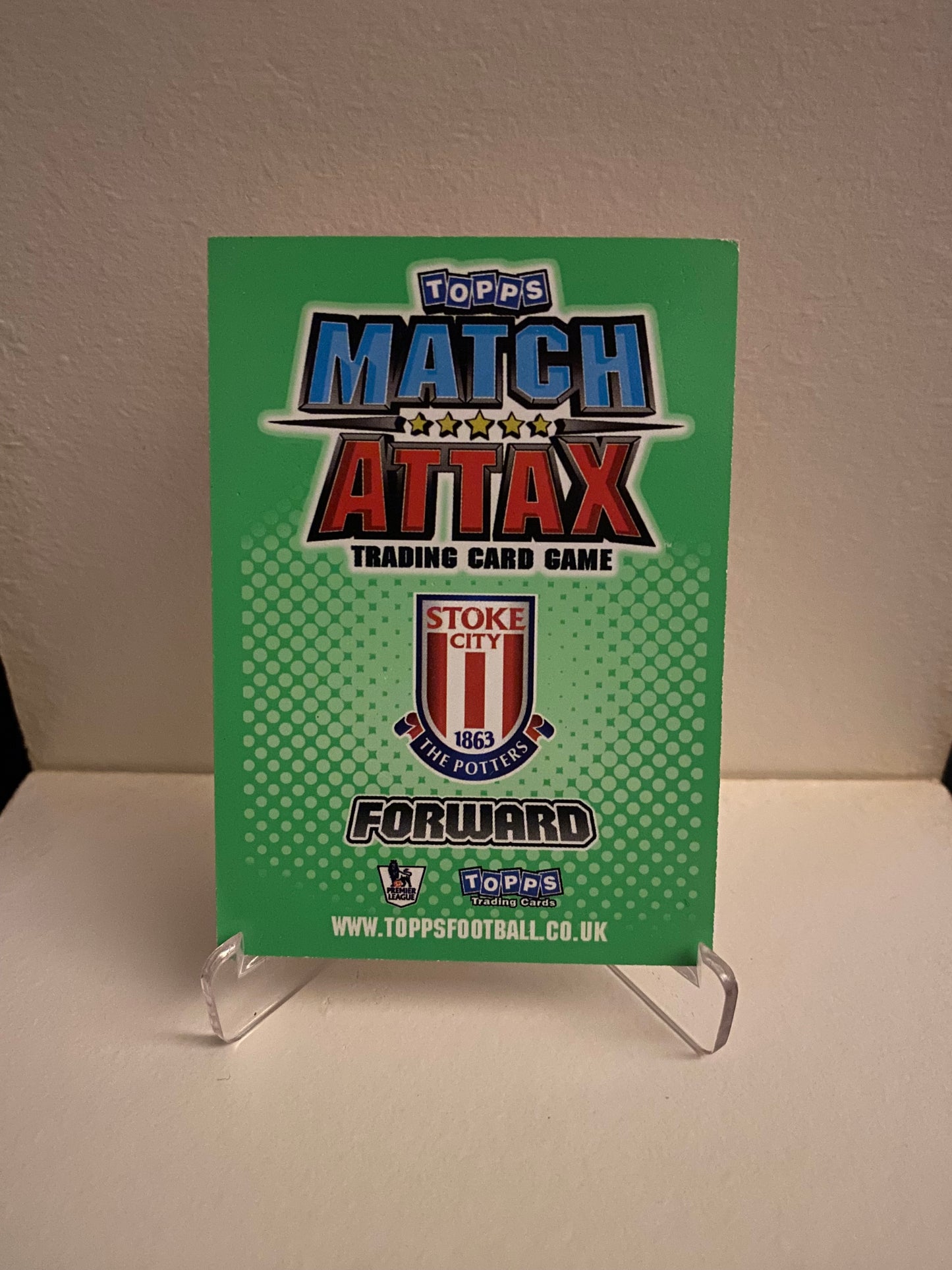 Fodbold kort Topps Match Attax Premier League 2010/2011 - Stoke Ricardo Fuller - Pokedexet