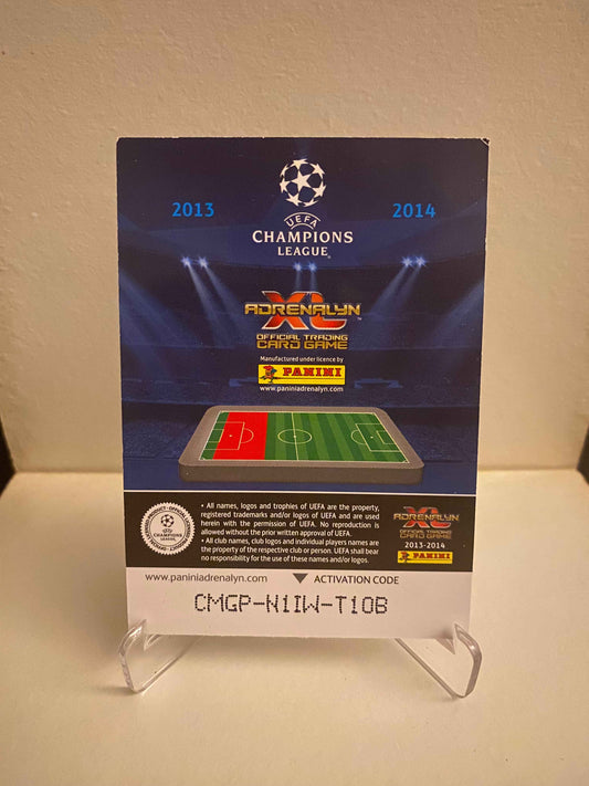 Fodbold kort Panini Adrenalyn XL UEFA Champions League 2013/2014 - Atletico Madrid Juanfran - Pokedexet