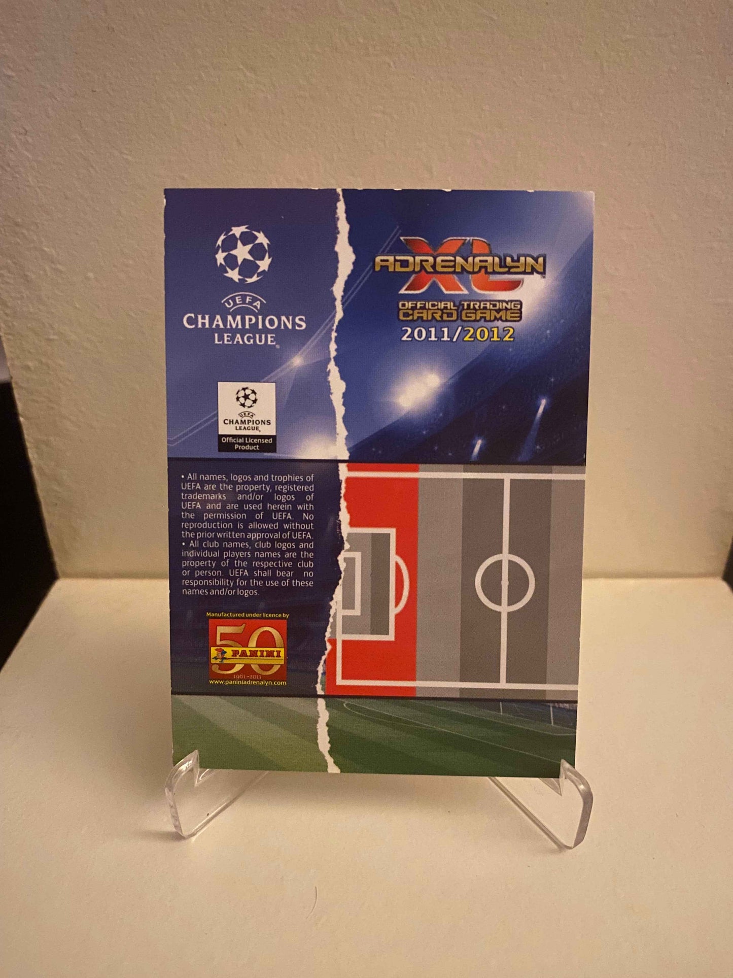 Fodbold kort Panini Adrenalyn XL UEFA Champions League 2011/2012 - FC Porto Jorge Fucile - Pokedexet