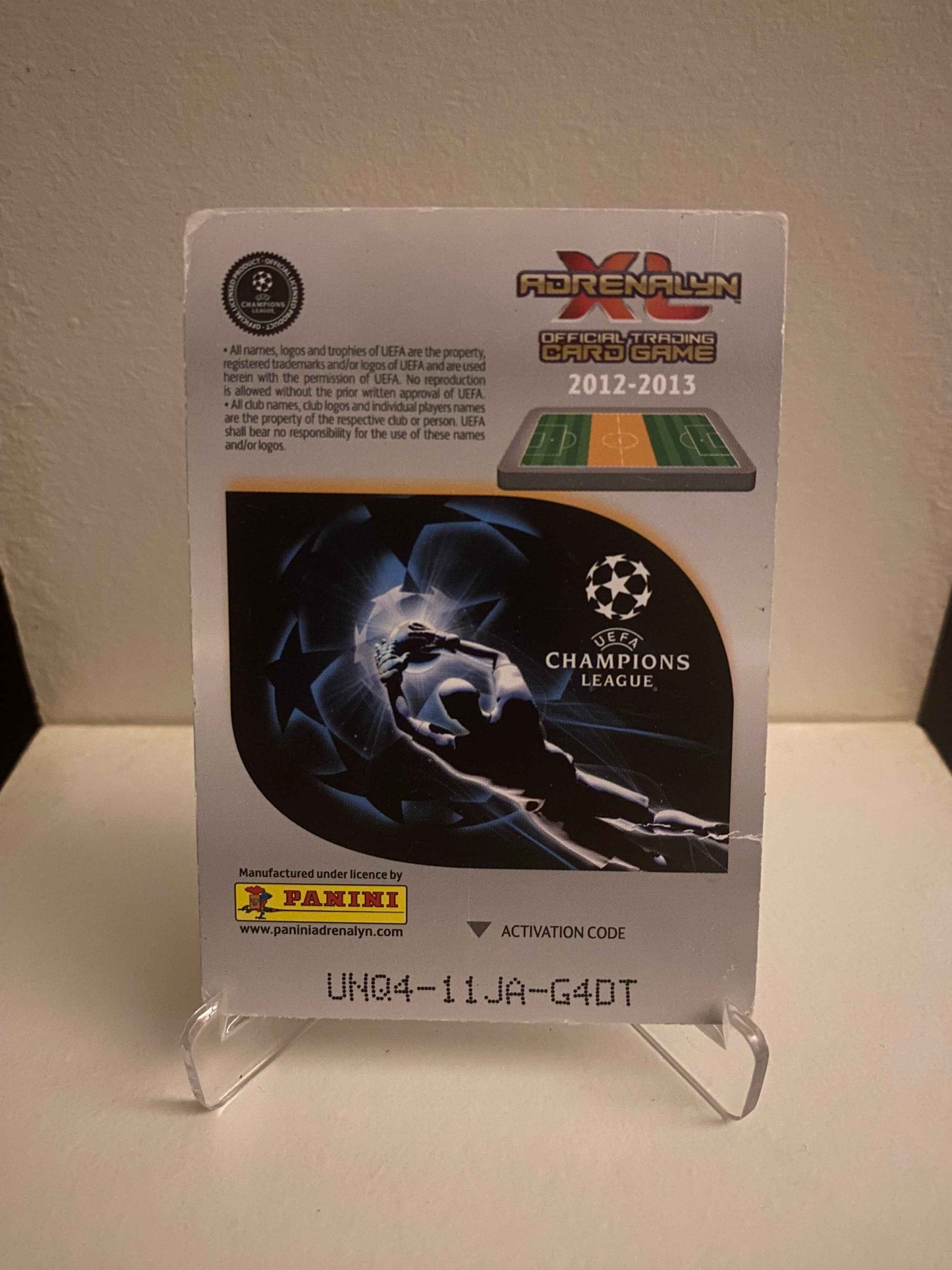 Fodbold kort Panini Adrenalyn XL UEFA Champions League 2012/2013 - Real Madrid Sami Khedira - Pokedexet