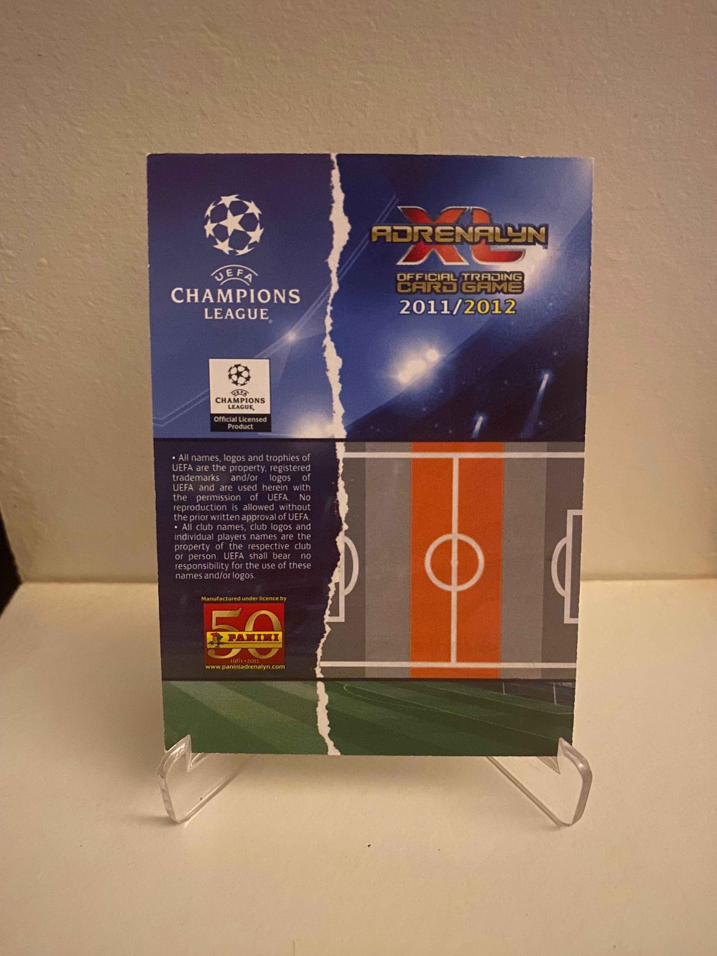 Fodbold kort Panini Adrenalyn XL UEFA Champions League 2011/2012 - Bayer Leverkusen Tranquillo Barnetta - Pokedexet