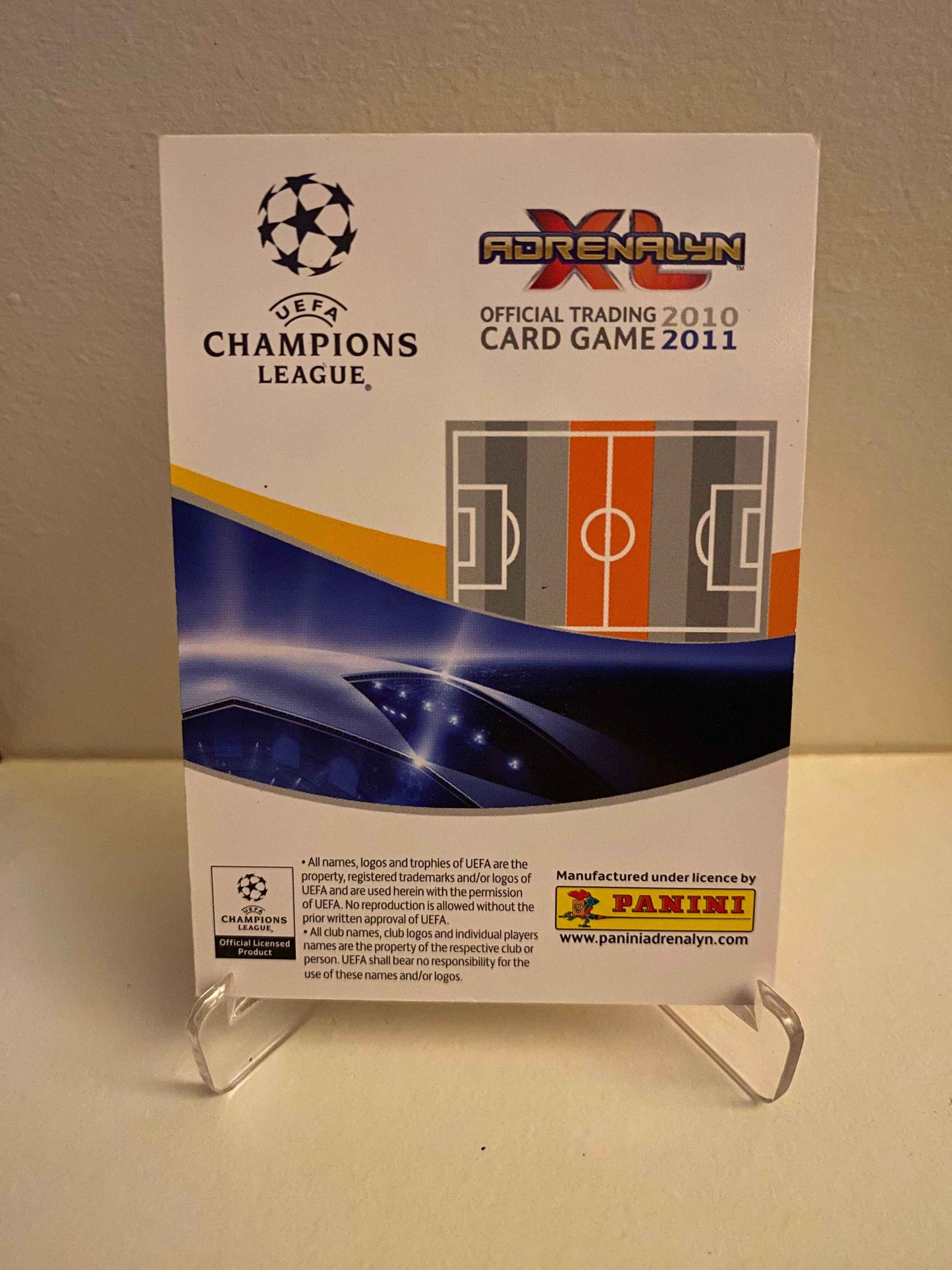 Fodbold kort Panini Adrenalyn XL UEFA Champions League 2010-2011 - Benfica Airton - Pokedexet