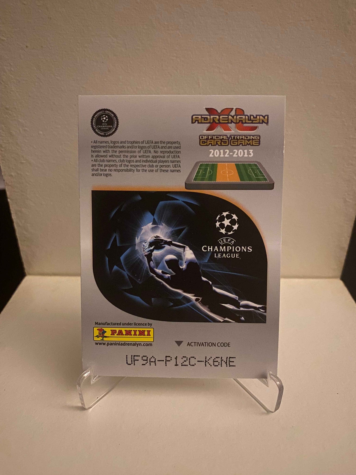 Fodbold kort Panini Adrenalyn XL UEFA Champions League 2012/2013 - Juventus Andrea Pirlo - Pokedexet