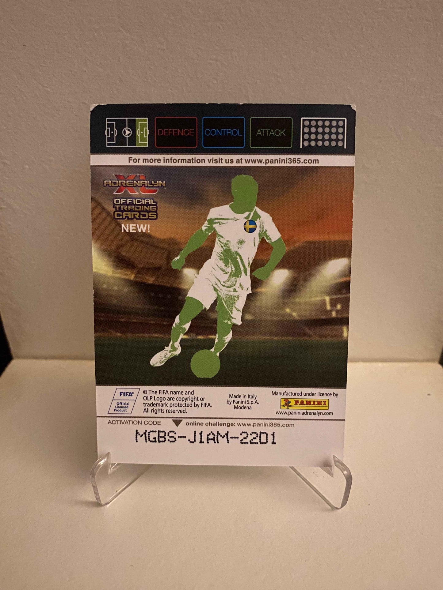 Fodbold kort Panini Adrenalyn XL FIFA 365 Nordic Edition 2015 - Malmø Markus Rosenberg - Pokedexet