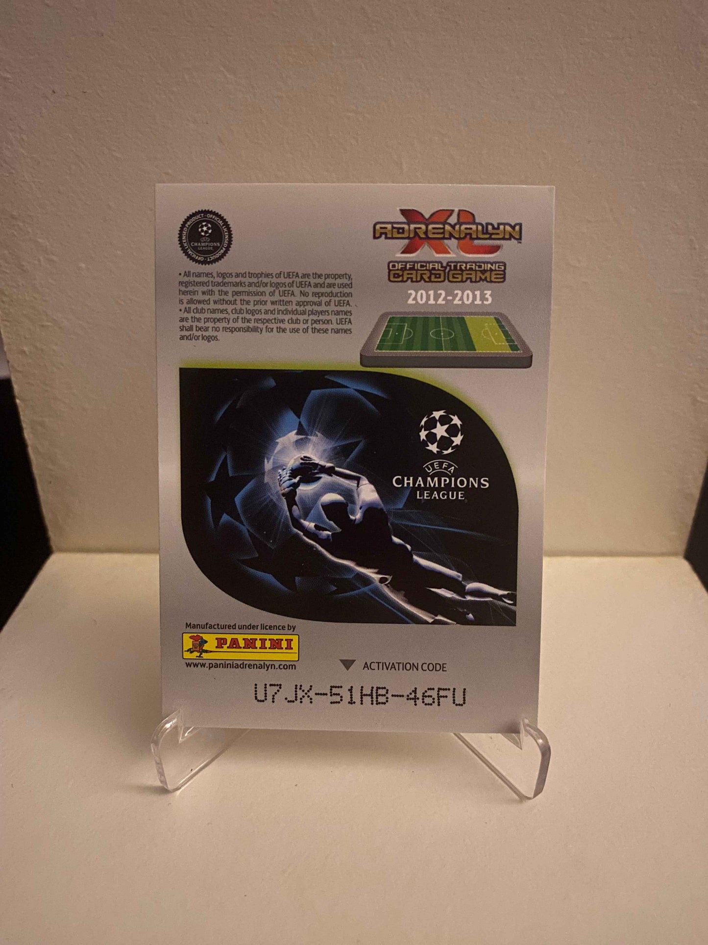 Fodbold kort Panini Adrenalyn XL UEFA Champions League 2012/2013 - Ajax Tobias Sana - Pokedexet
