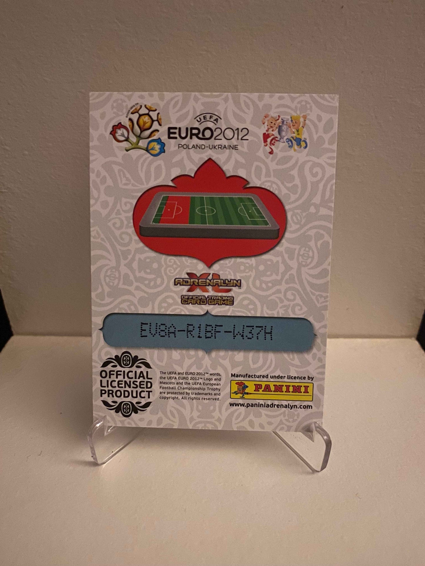 Fodbold kort Panini Adrenalyn XL UEFA EURO 2012 - Holland Erik Pieters - Pokedexet