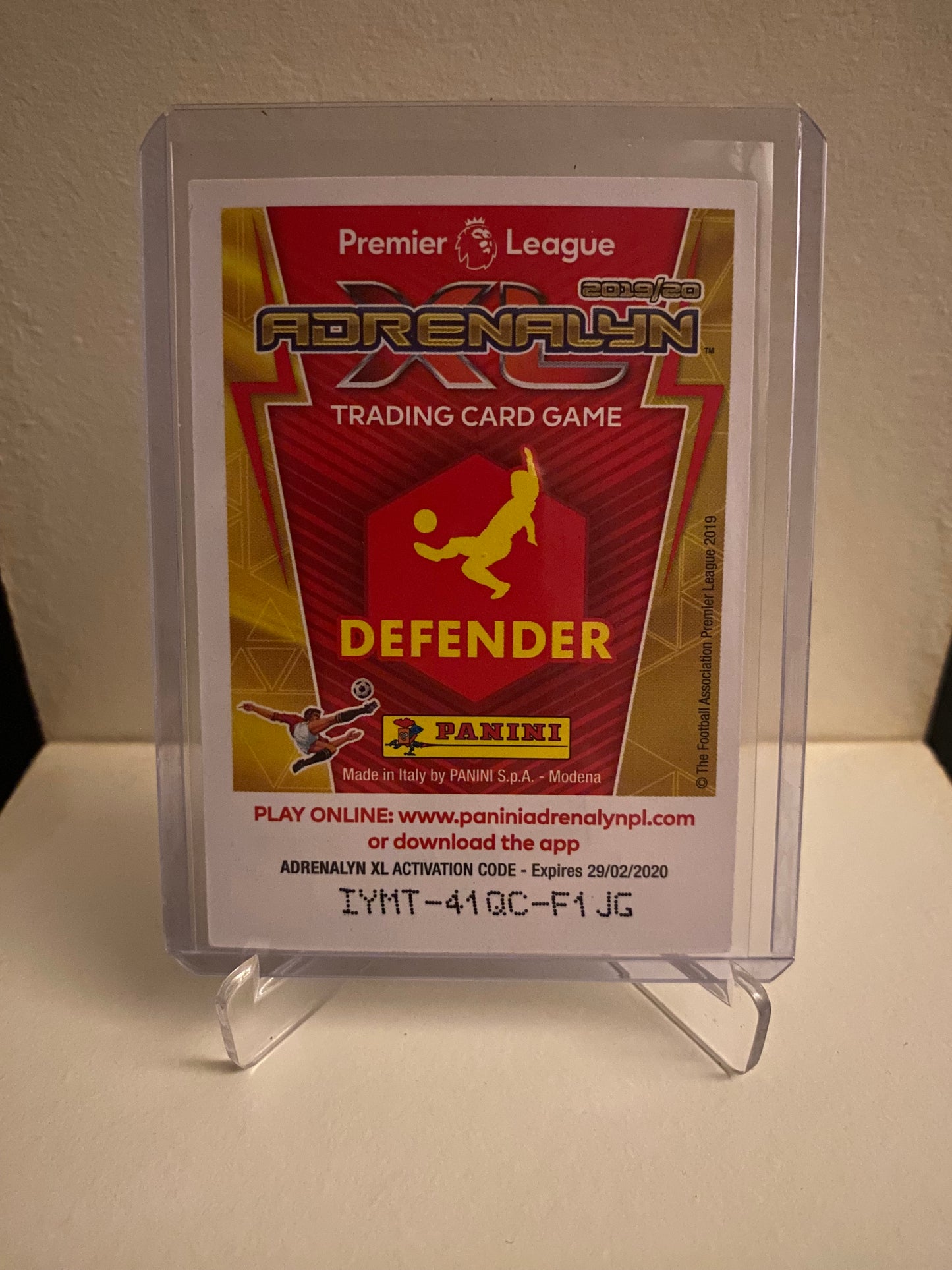 Fodbold kort Panini Adrenalyn XL Premier League 2019/2020 - Liverpool Virgil Van Dijk Holofoil - Pokedexet
