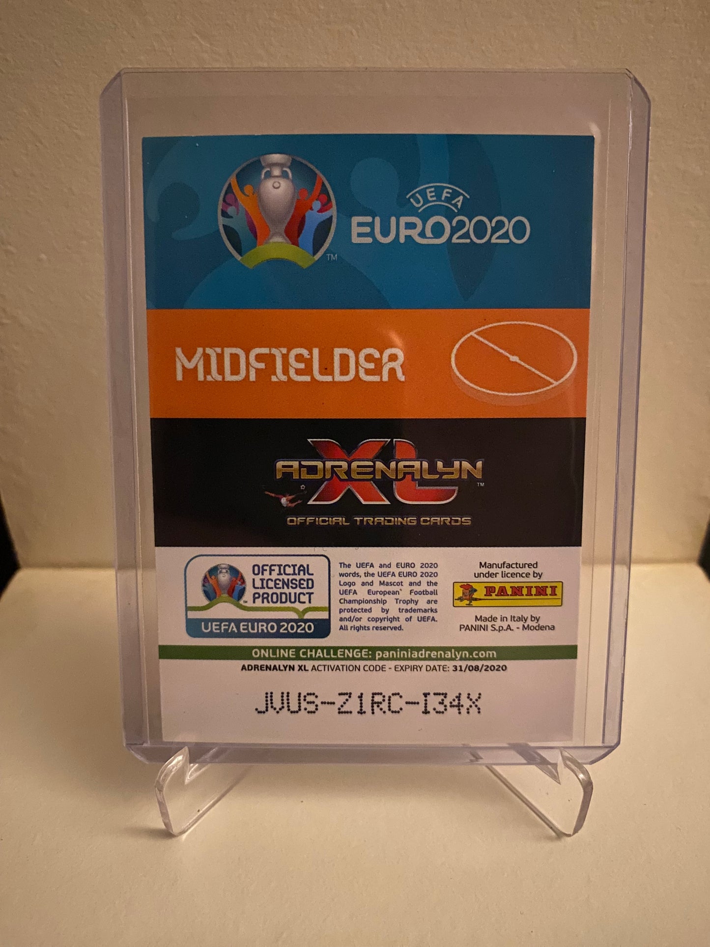Fodbold kort Panini Adrenalyn XL UEFA EURO 2020 - Kroatien Luka Modric Holofoil - Pokedexet