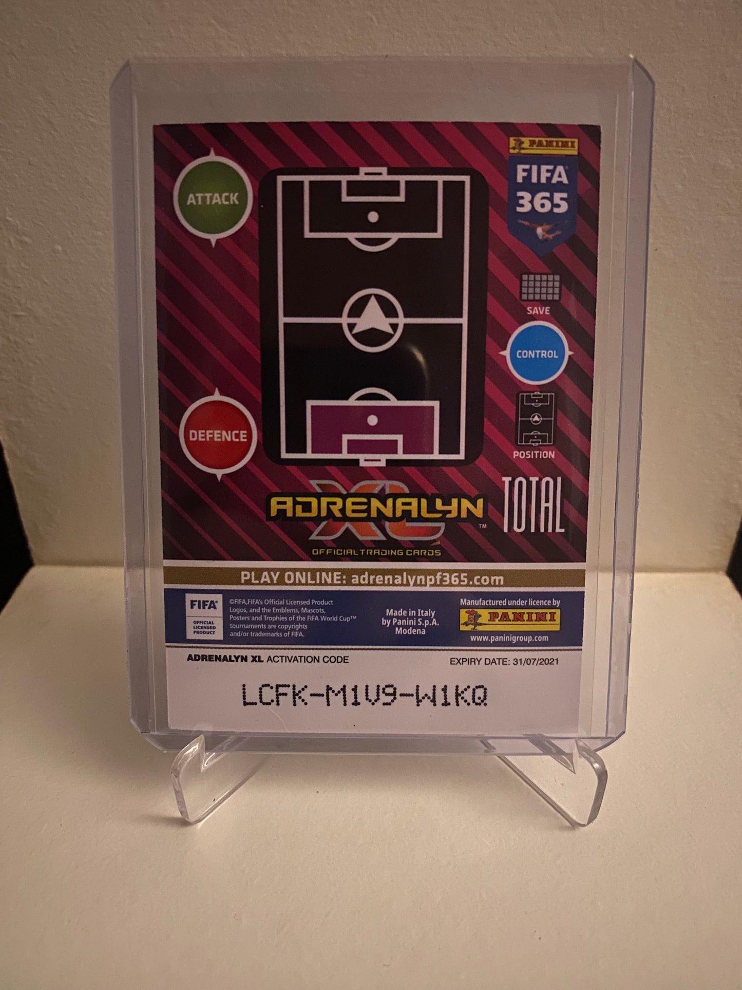Fodbold kort Panini Adrenalyn XL FIFA 365 2021 - Lazio Thomas Strakosha Holofoil - Pokedexet