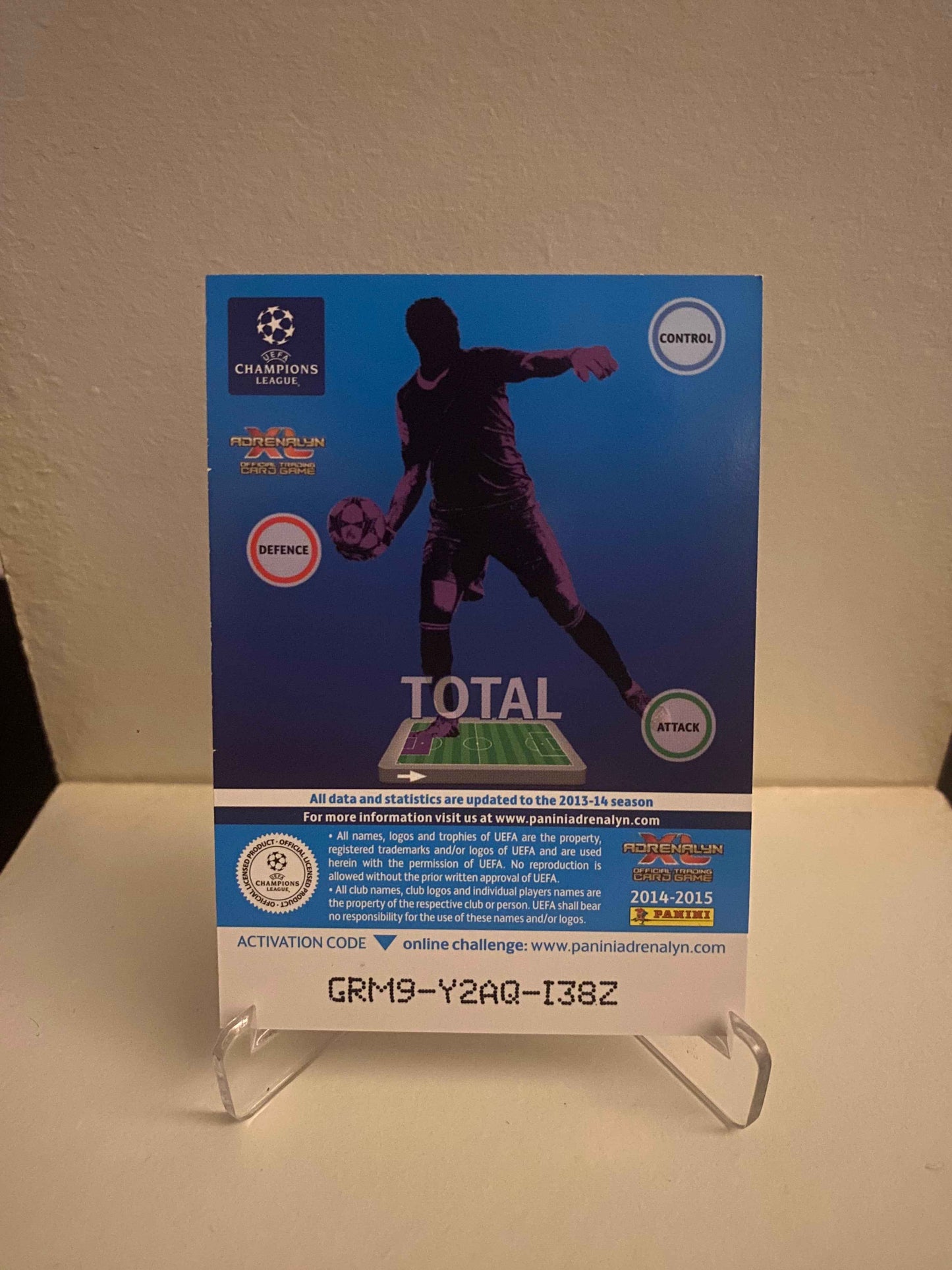 Fodbold kort Panini Adrenalyn XL UEFA Champions League 2014/2015 - Arsenal Wojciech Szczesny - Pokedexet