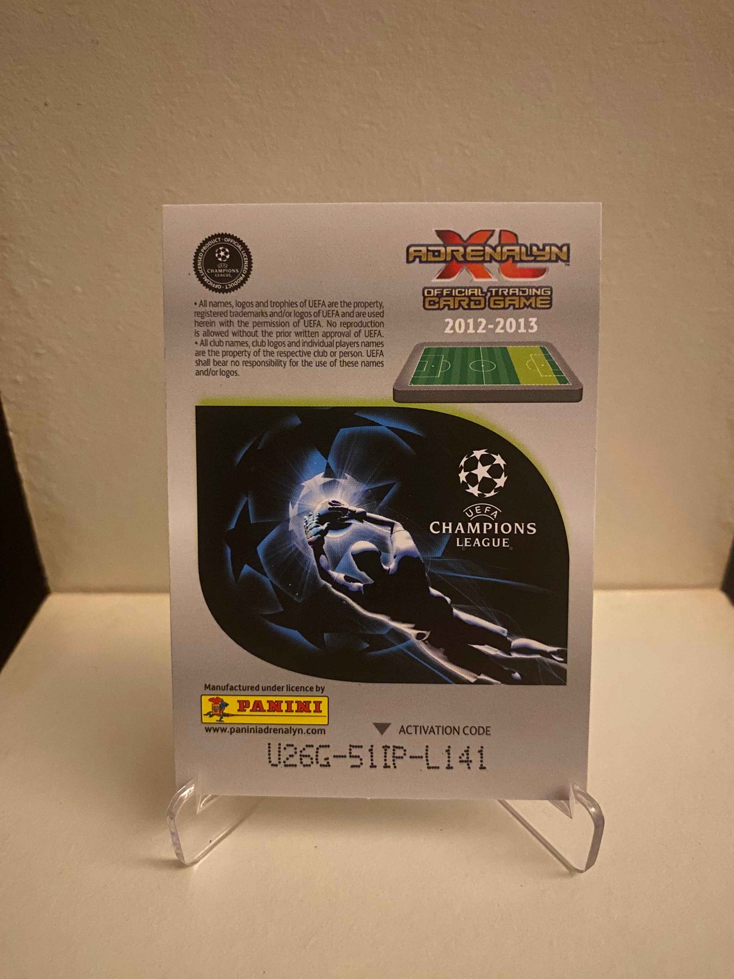 Fodbold kort Panini Adrenalyn XL UEFA Champions League 2012/2013 - Chelsea Juan Mata - Pokedexet