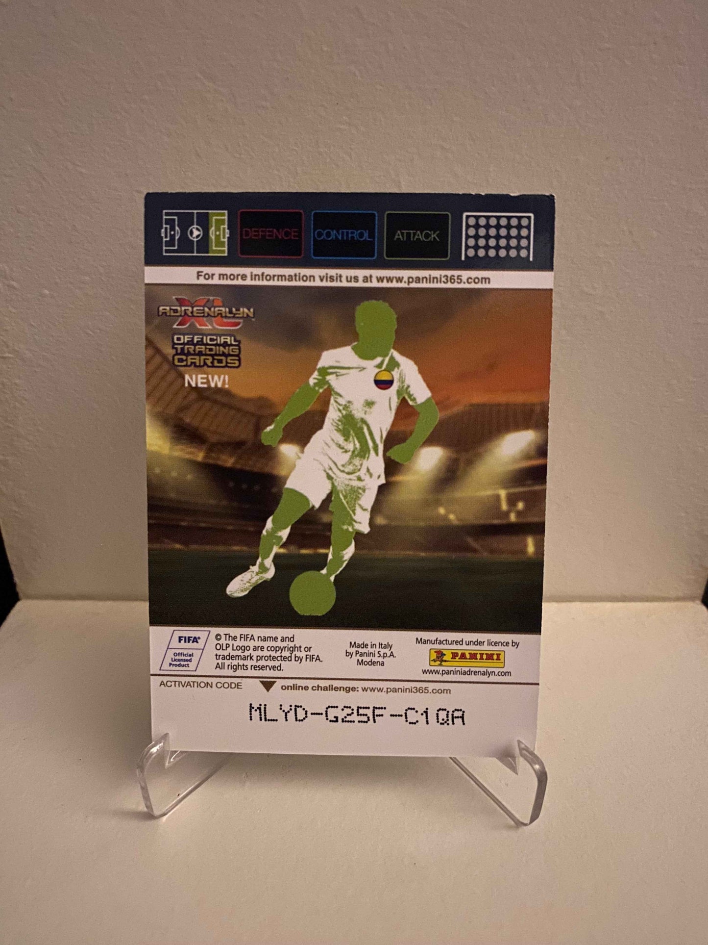 Fodbold kort Panini Adrenalyn XL FIFA 365 2015/2016 - Colombia Jackson Martinez - Pokedexet