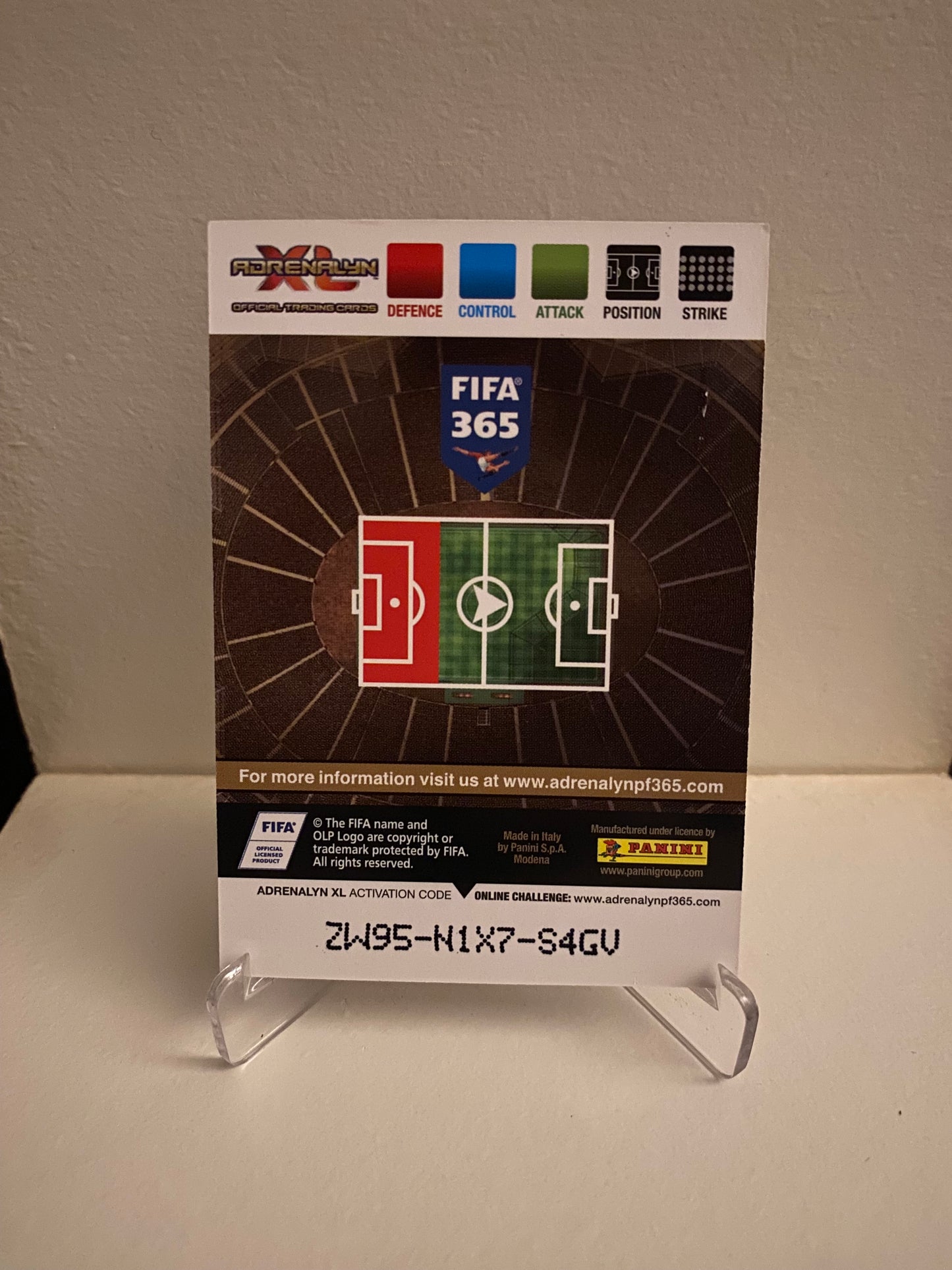 Fodbold kort Panini Adrenalyn XL FIFA 365 2017 - Barcelona Javier Mascherano - Pokedexet