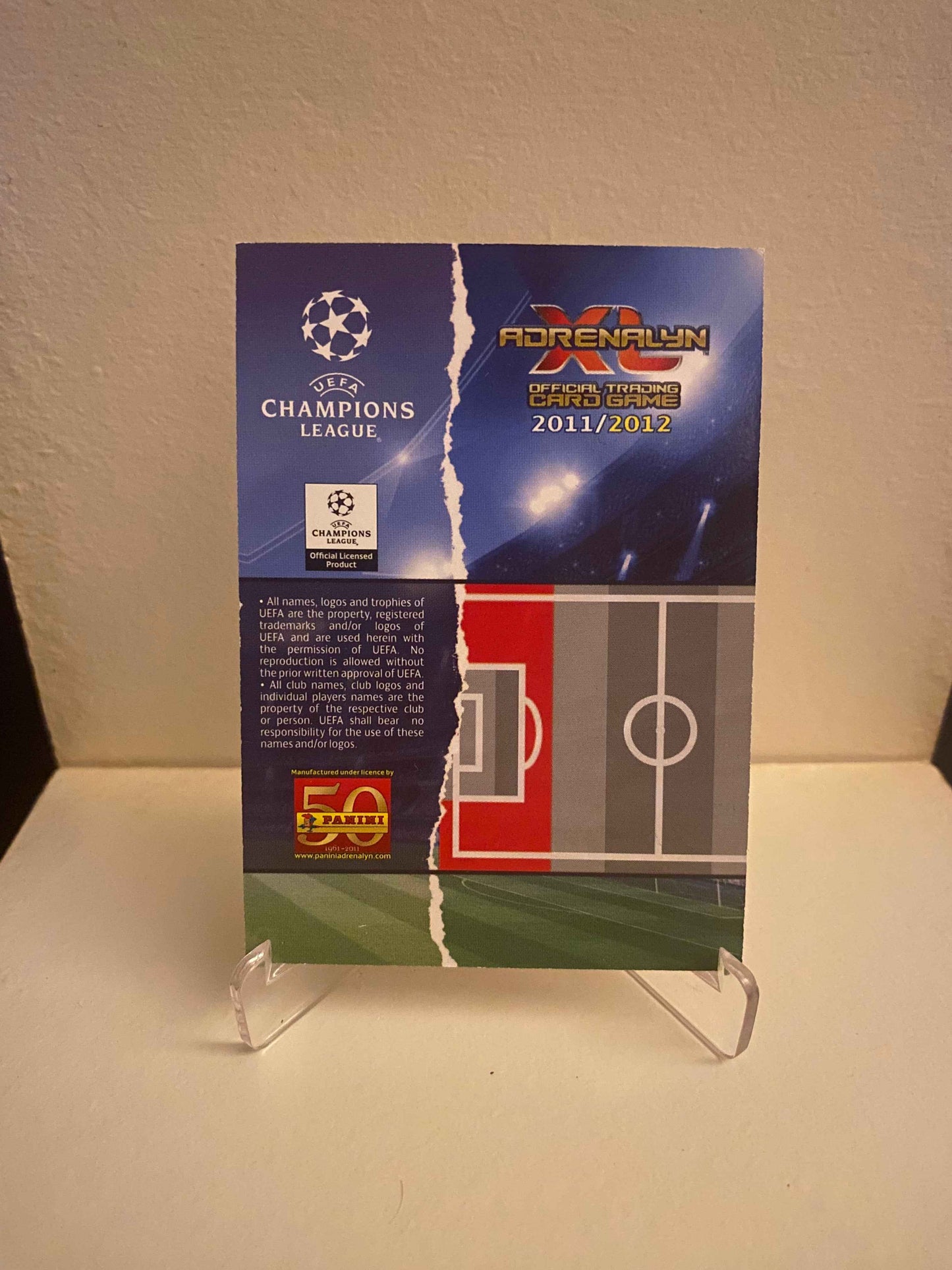 Fodbold kort Panini Adrenalyn XL UEFA Champions League 2011/2012 - Bayern München Holger Badstuber - Pokedexet