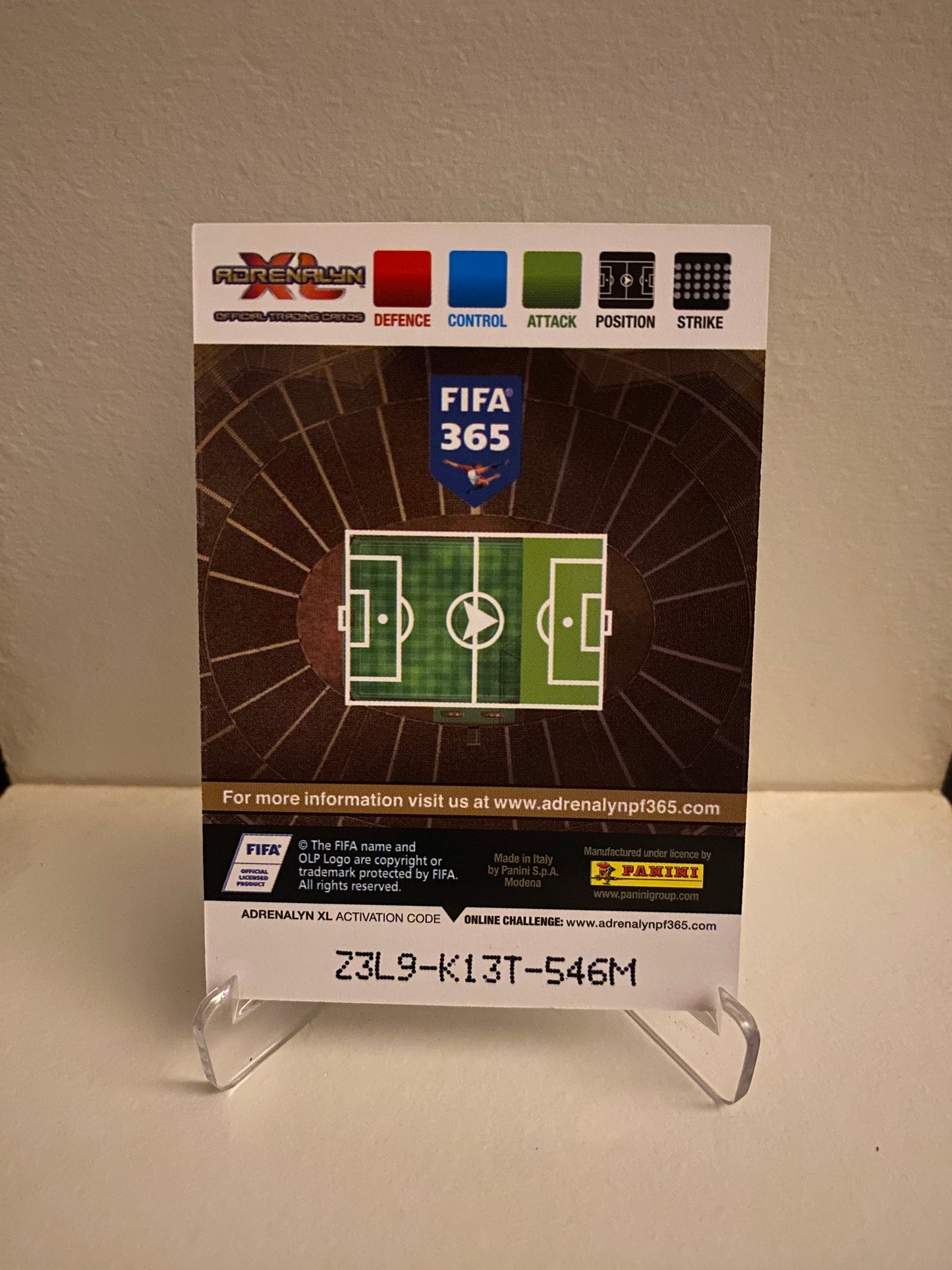 Fodbold kort Panini Adrenalyn XL FIFA 365 2017 - Sporting Islam Slimani - Pokedexet