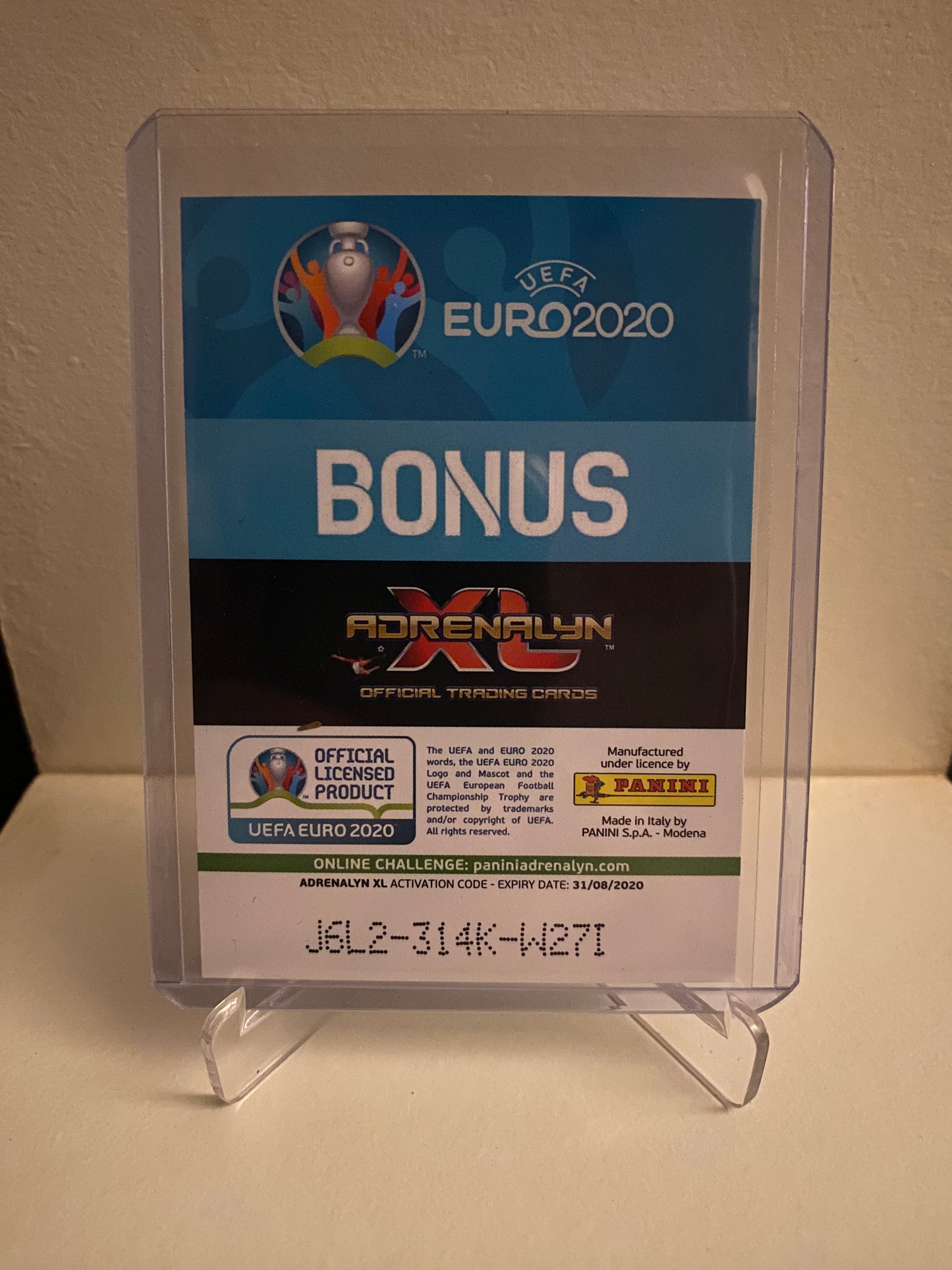 Fodbold kort Panini Adrenalyn XL UEFA EURO 2020 - Spanien Holdopstilling Holofoil - Pokedexet