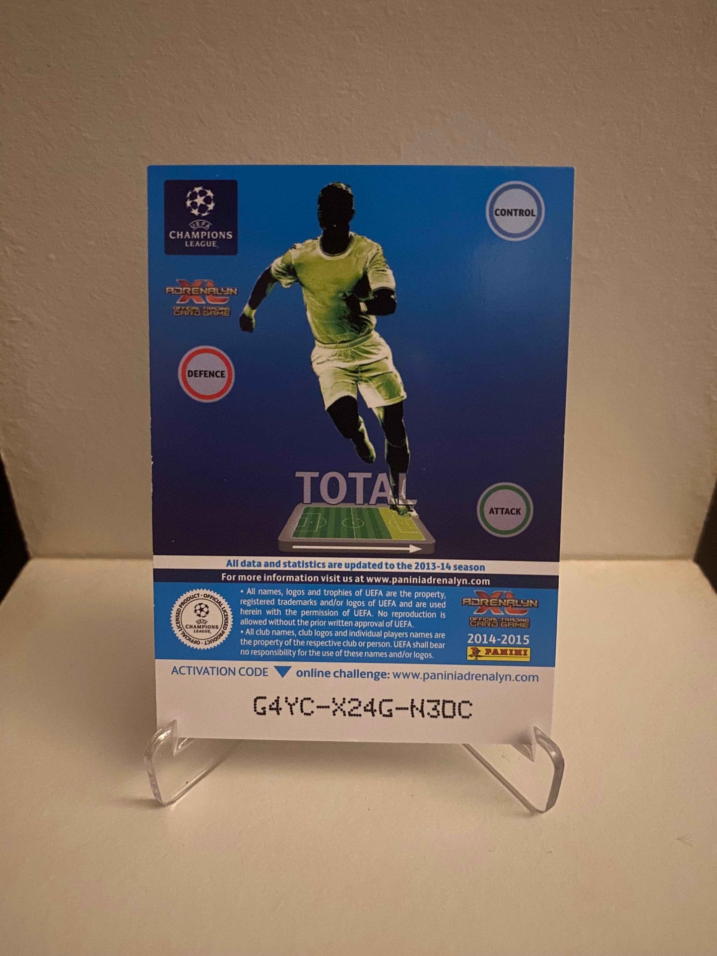 Fodbold kort Panini Adrenalyn XL UEFA Champions League 2014/2015 - Juventus Carlos Tevez - Pokedexet