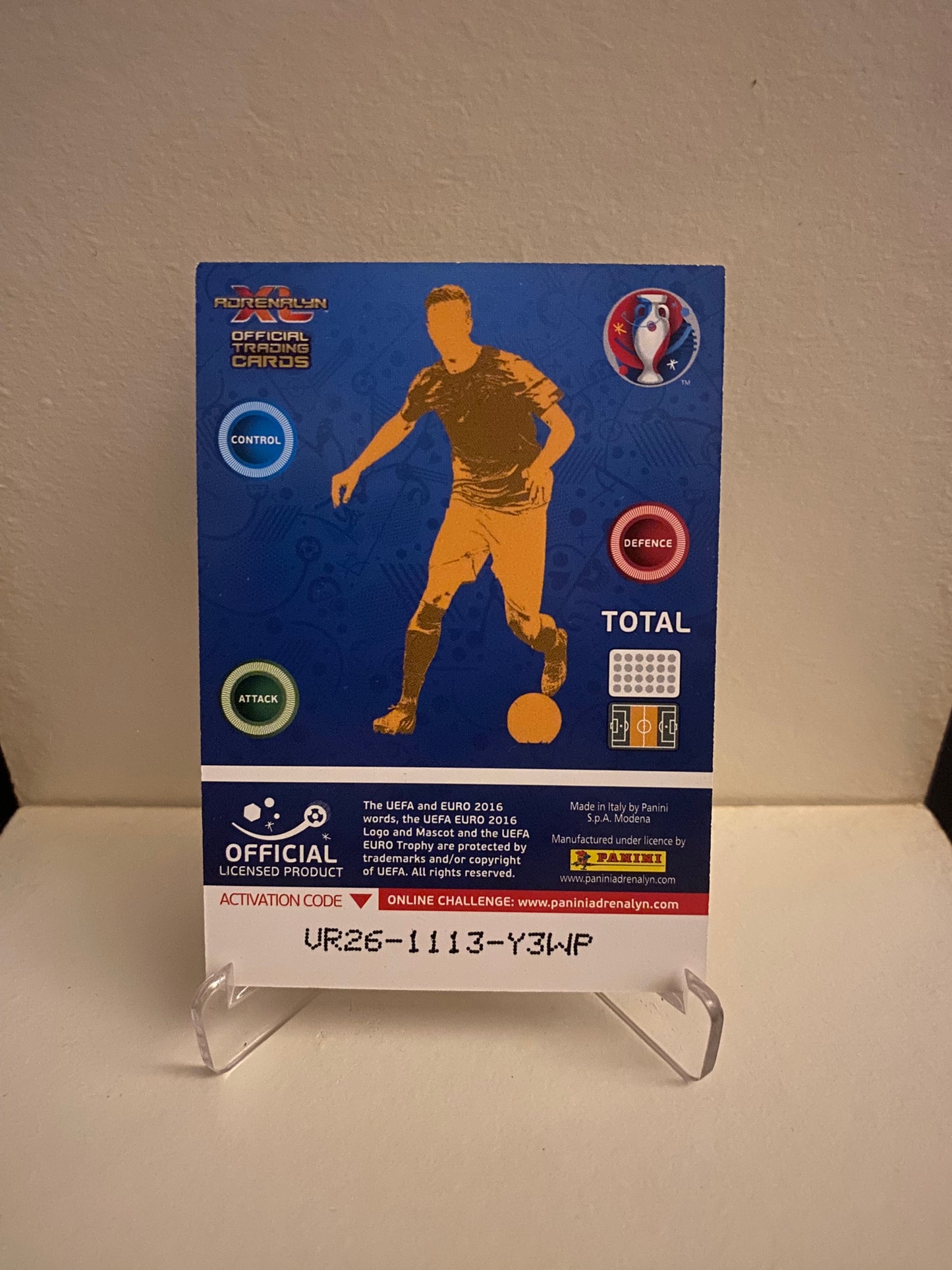 Fodbold kort Panini Adrenalyn XL UEFA EURO 2016 - Belgien Axel Witsel - Pokedexet