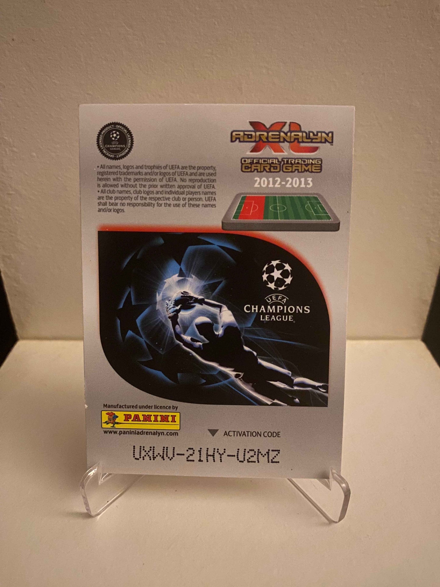 Fodbold kort Panini Adrenalyn XL UEFA Champions League 2012/2013 - Bayern München Dante - Pokedexet
