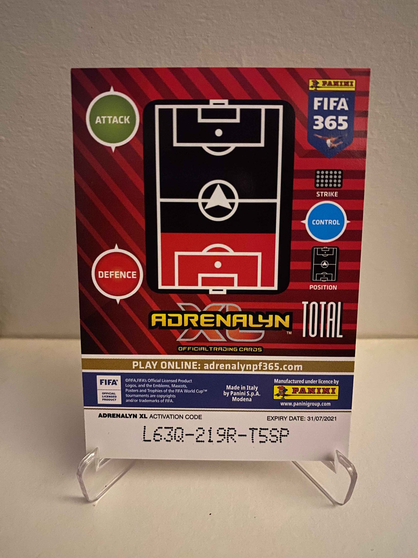 Fodbold kort Panini Adrenalyn FIFA 365 2020/2021 - Ajax Amsterdam Noussair Mazraoui 122 - Pokedexet