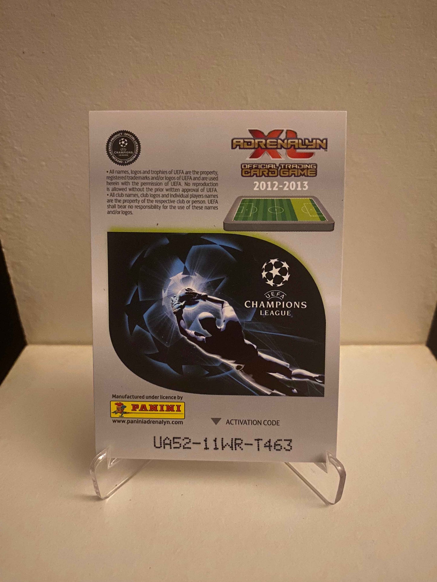 Fodbold kort Panini Adrenalyn XL UEFA Champions League 2012/2013 - Manchester United Robin Van Persie - Pokedexet