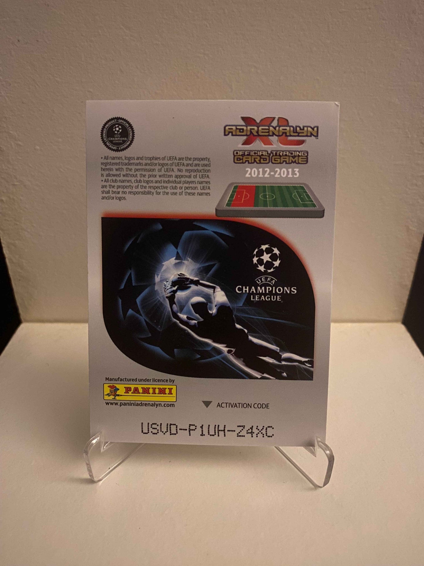 Fodbold kort Panini Adrenalyn XL UEFA Champions League 2012/2013 - Paris Saint Germain Alex - Pokedexet