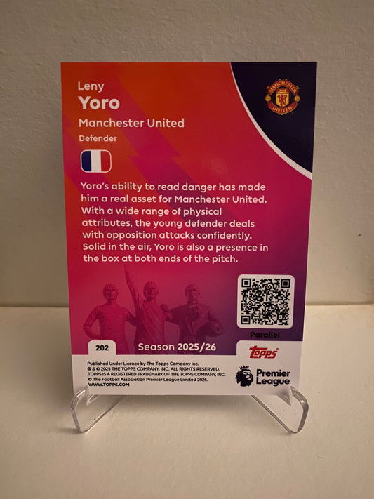 Topps Premier League 2025/2026 - Blue Parallel Leny Yoro