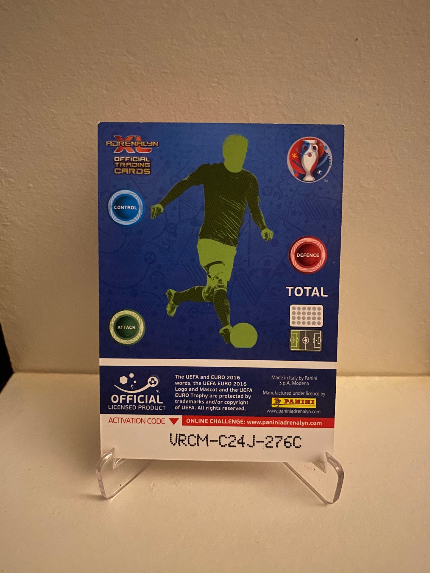 Fodbold kort Panini Adrenalyn XL UEFA EURO 2016 - Albanien Sokol Cikalleshi - Pokedexet