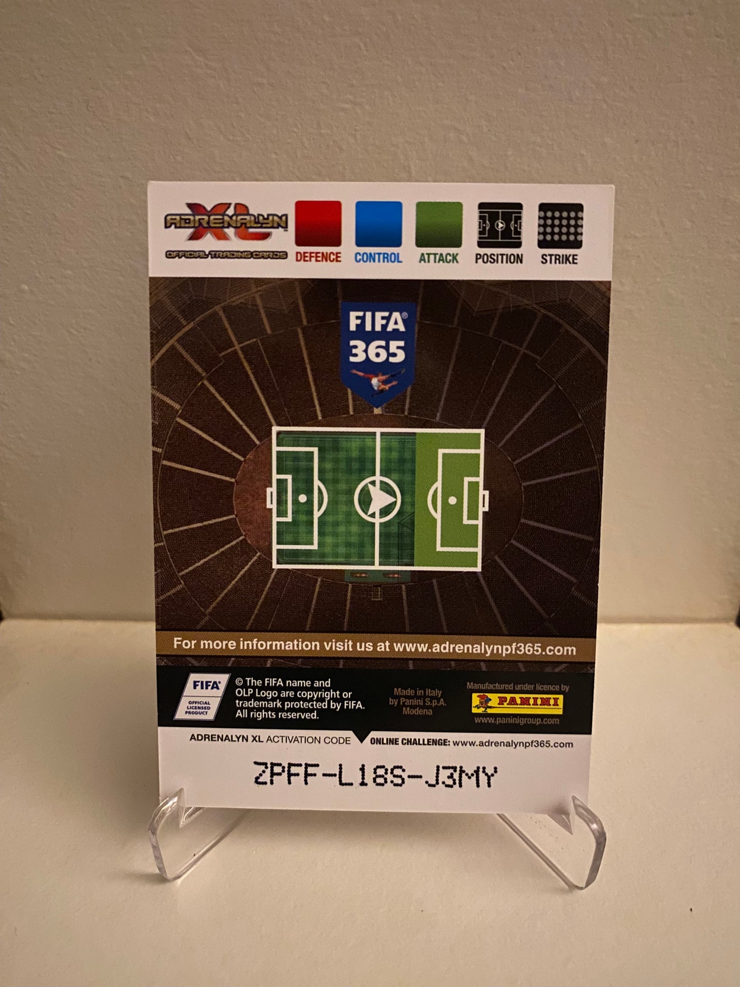 Fodbold kort Panini Adrenalyn XL FIFA 365 2017 - Belgien Christian Benteke - Pokedexet