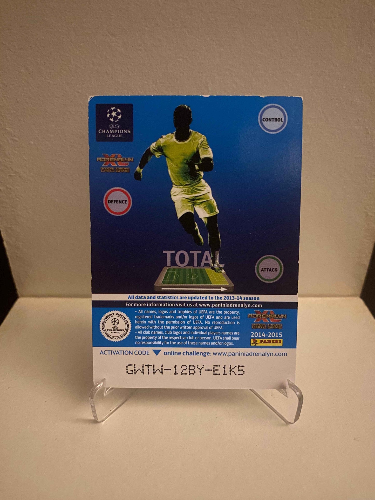 Fodbold kort Panini Adrenalyn XL UEFA Champions League 2014/2015 - Schalke 04 Klass-Jan Huntelaar - Pokedexet