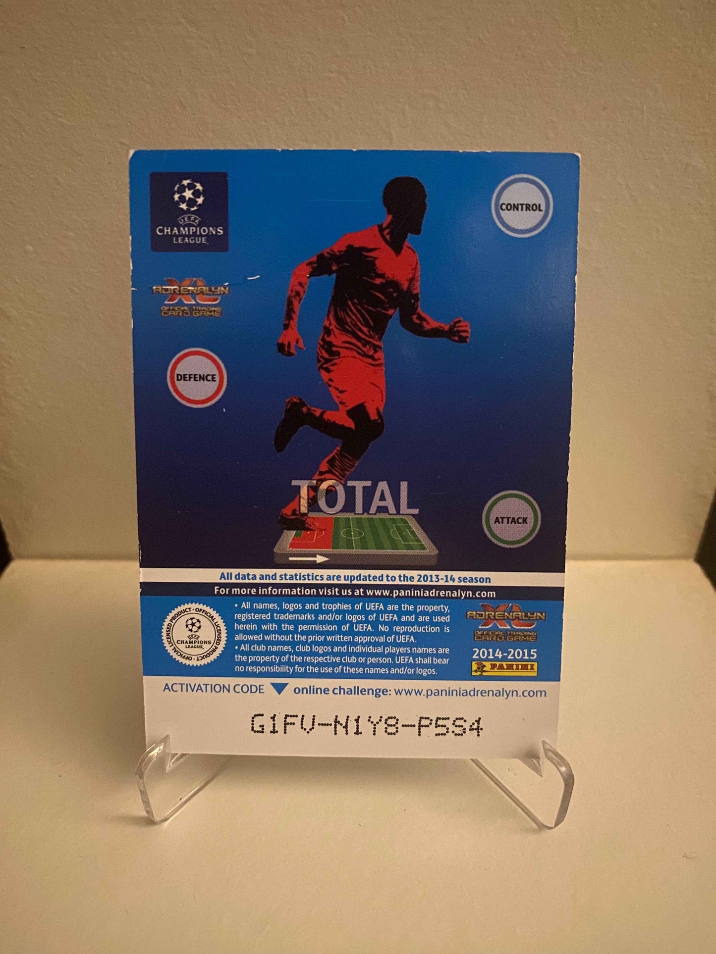 Fodbold kort Panini Adrenalyn XL UEFA Champions League 2014/2015 - Schalke 04 Felipe Santana - Pokedexet