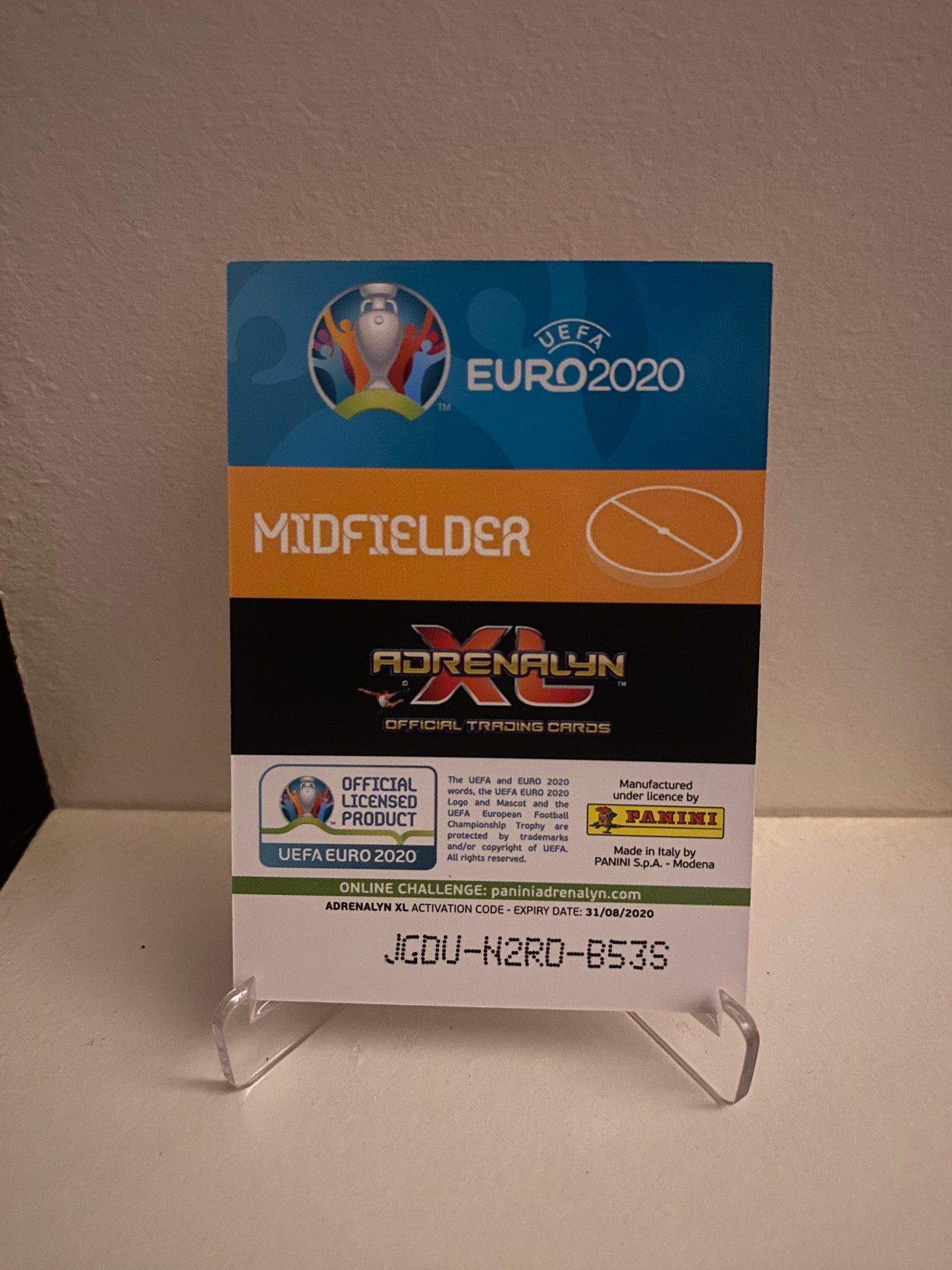 Fodbold kort Panini Adrenalyn XL UEFA EURO 2020 - Østrig Marcel Sabitzer - Pokedexet