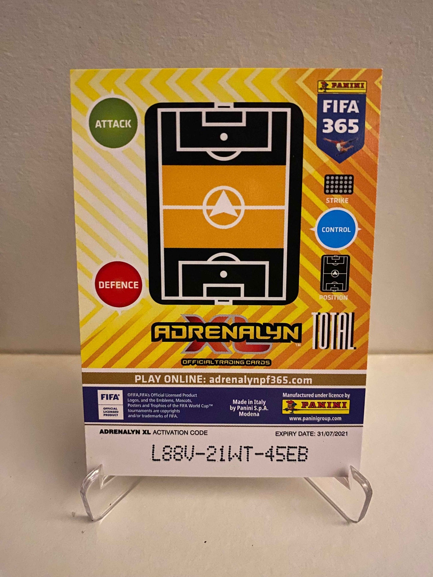 Fodbold kort Panini Adrenalyn FIFA 365 2020/2021 - Lazio Lucas Leiva 174 - Pokedexet
