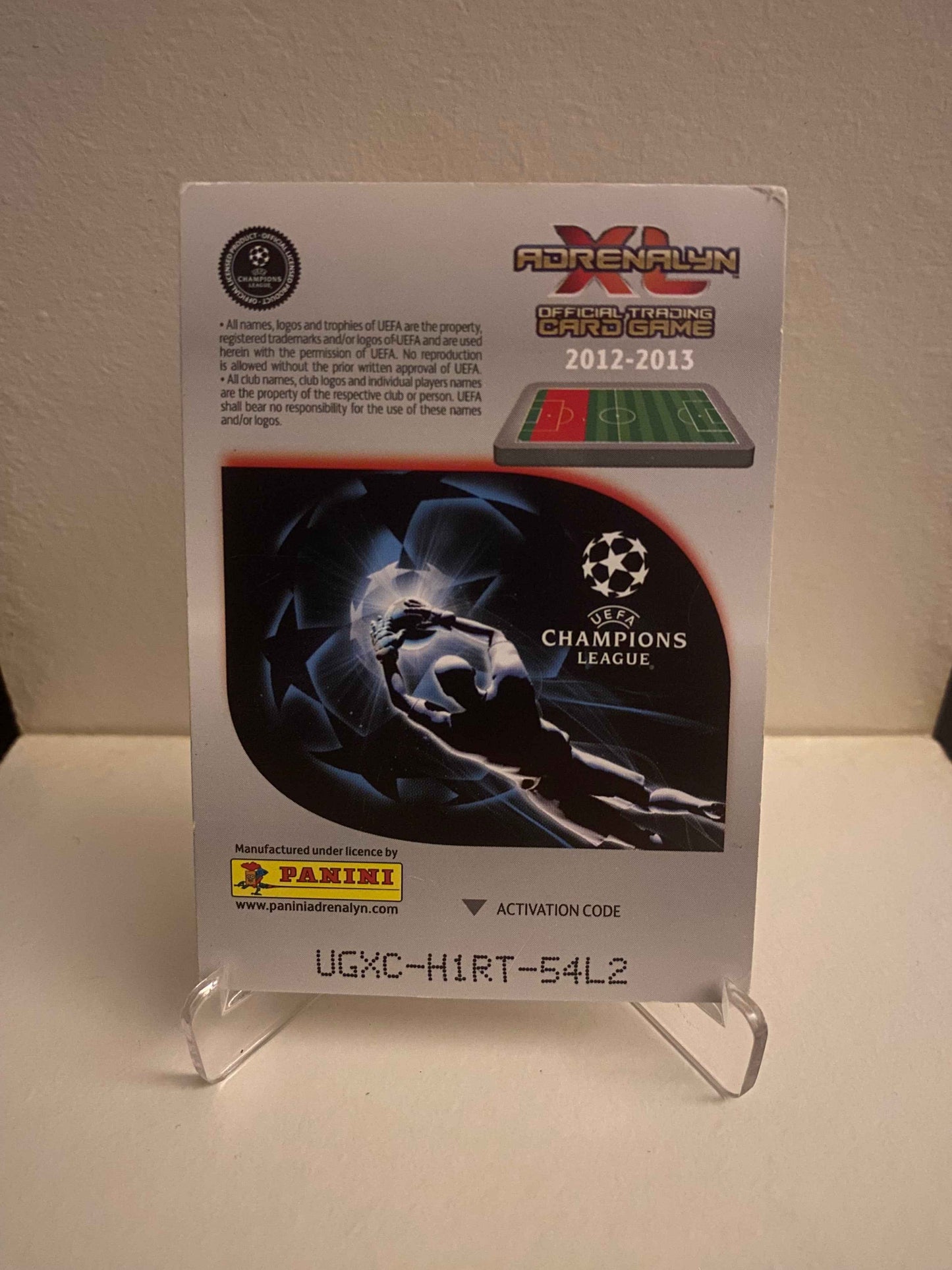 Fodbold kort Panini Adrenalyn XL UEFA Champions League 2012/2013 - FC Nordsjælland Jores Okore - Pokedexet