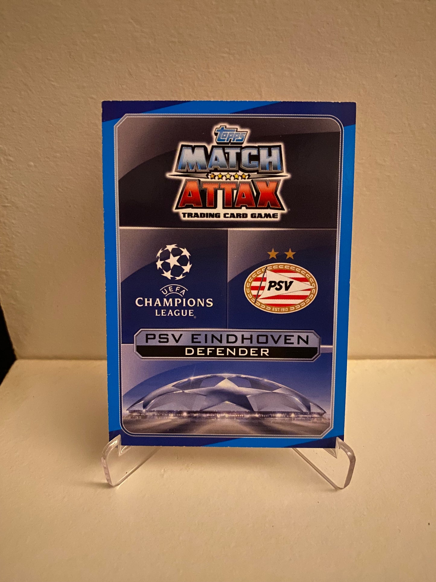 Fodbold kort Topps Match Attax UEFA Champions League 2016/2017 - PSV Eindhoven Daniel Schwaab - Pokedexet