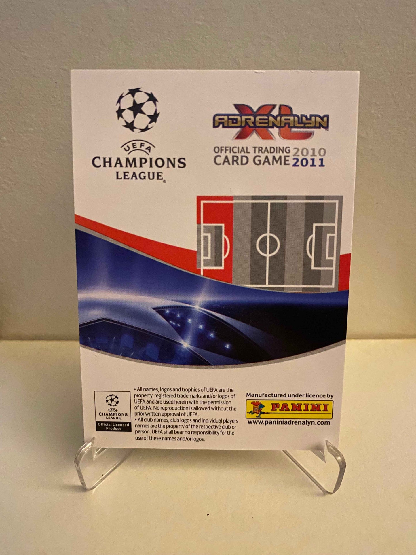 Fodbold kort Panini Adrenalyn XL UEFA Champions League 2010-2011 - Chelsea FC John Terry - Pokedexet