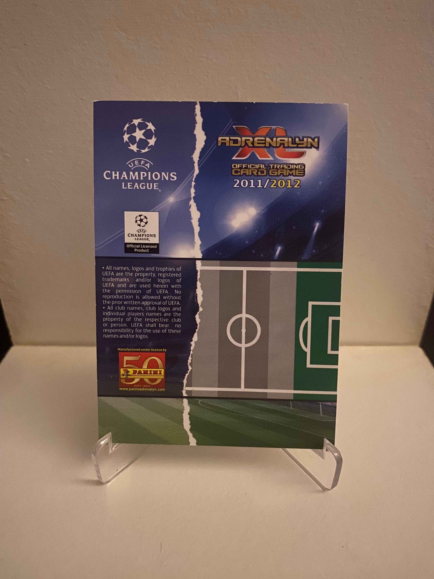 Fodbold kort Panini Adrenalyn XL UEFA Champions League 2011/2012 - Napoli Ezequiel Lavezzi - Pokedexet