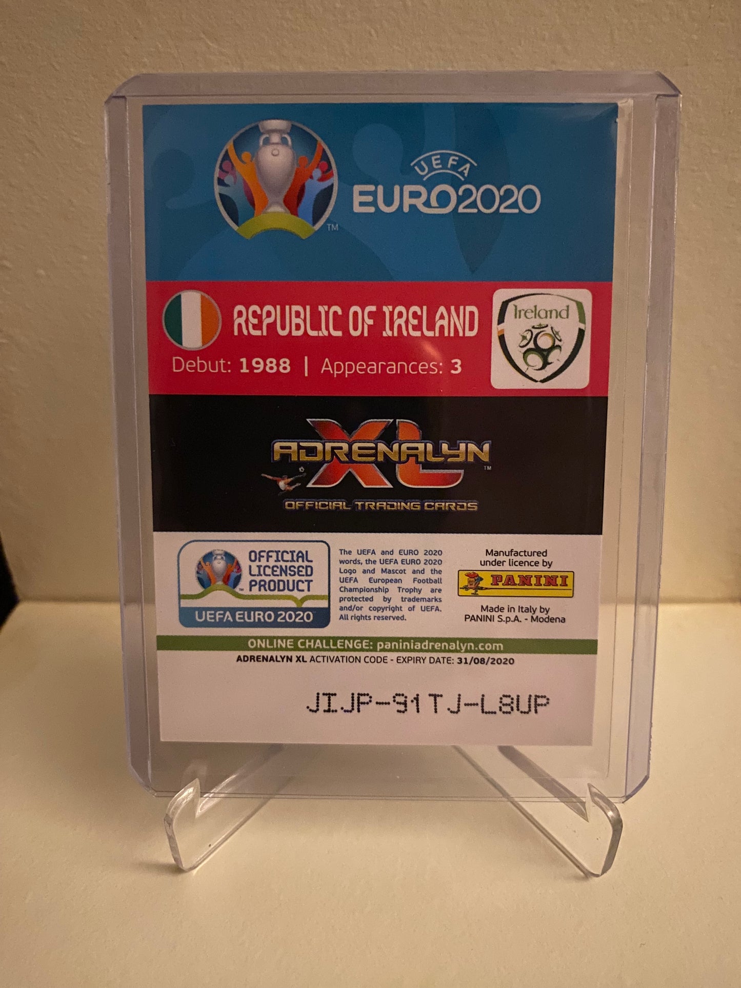 Panini Adrenalyn XL UEFA EURO 2020 - Irland Slutspilshold Holofoil - Pokedexet