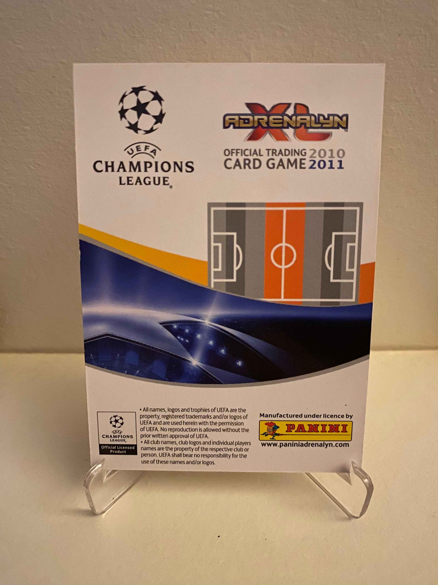 Fodbold kort Panini Adrenalyn XL UEFA Champions League 2010-2011 - Bayern München Bastian Schweinsteiger - Pokedexet