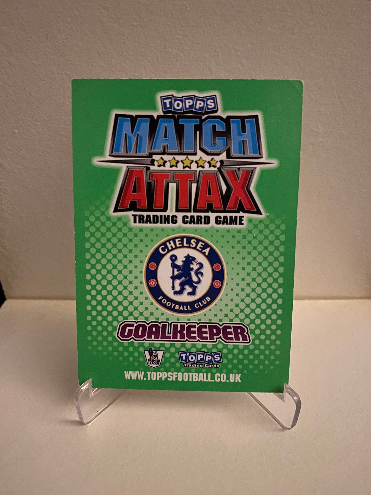 Fodbold kort Topps Match Attax Premier League 2010/2011 - Chelsea Petr Cech - Pokedexet