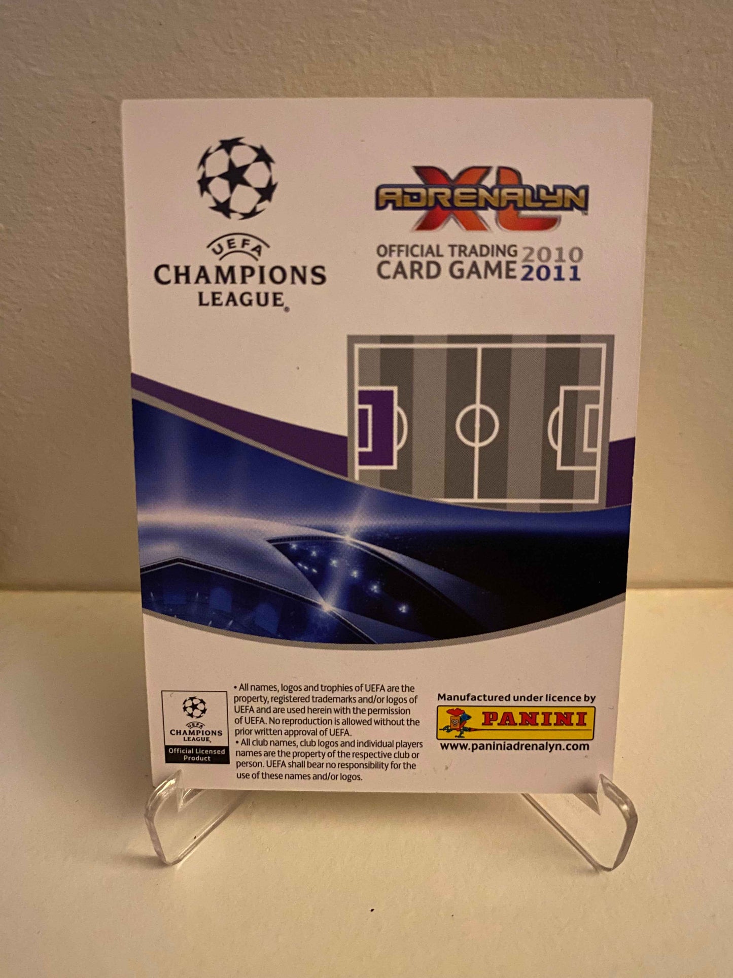 Fodbold kort Panini Adrenalyn XL UEFA Champions League 2010-2011 - FC Twente Sander Boschker - Pokedexet