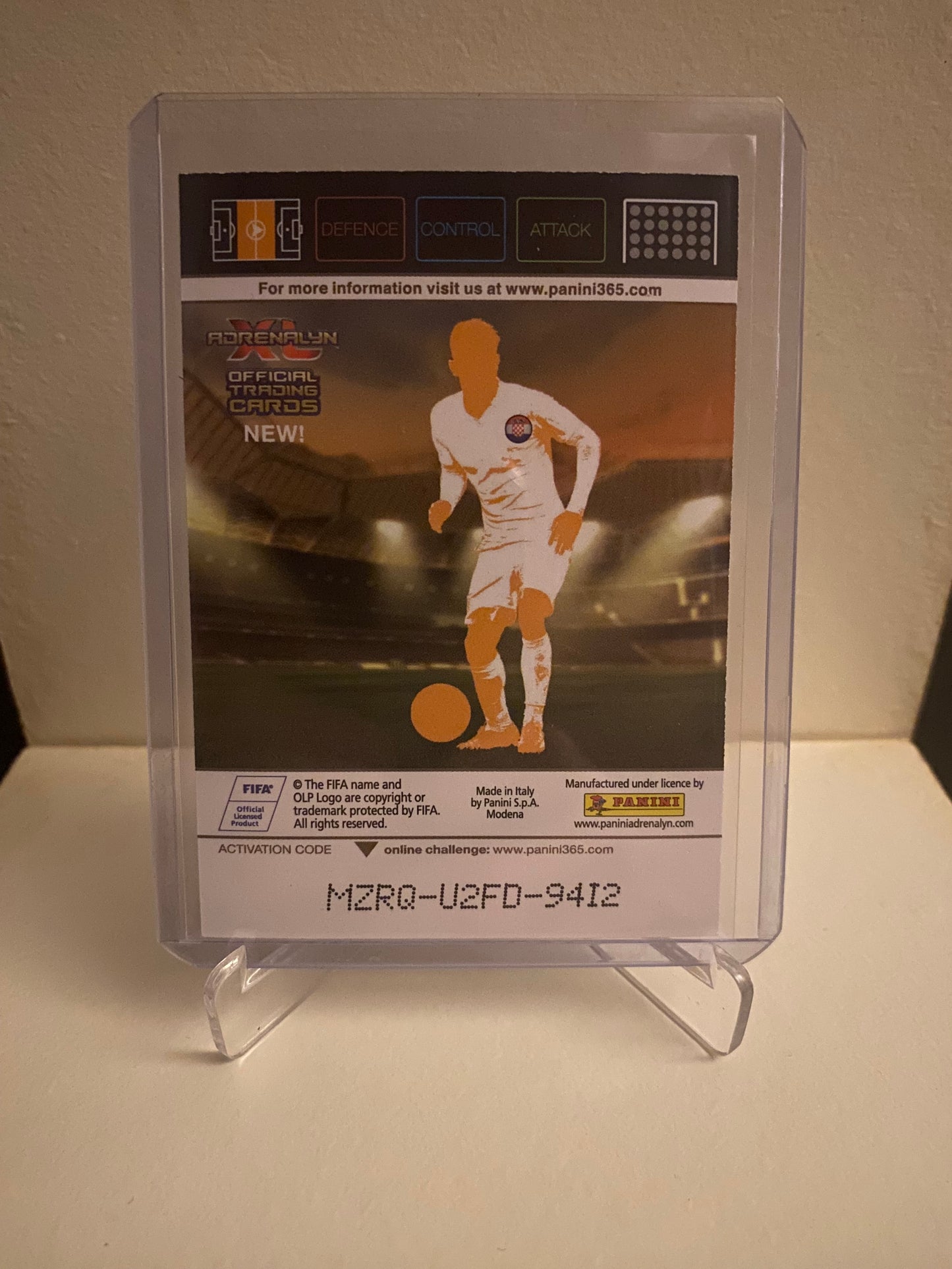 Fodbold kort Panini Adrenalyn XL FIFA 365 - Real Madrid Luka Modric Holofoil - Pokedexet