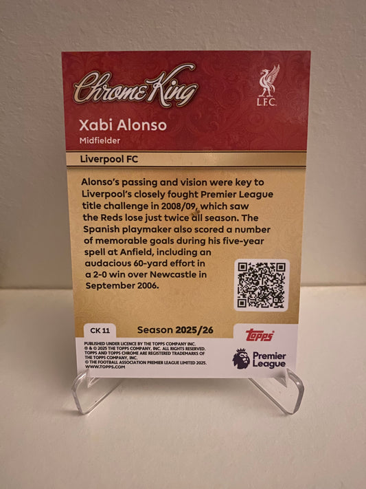Topps Premier League 2025/2026 - Chrome King Xabi Alonso