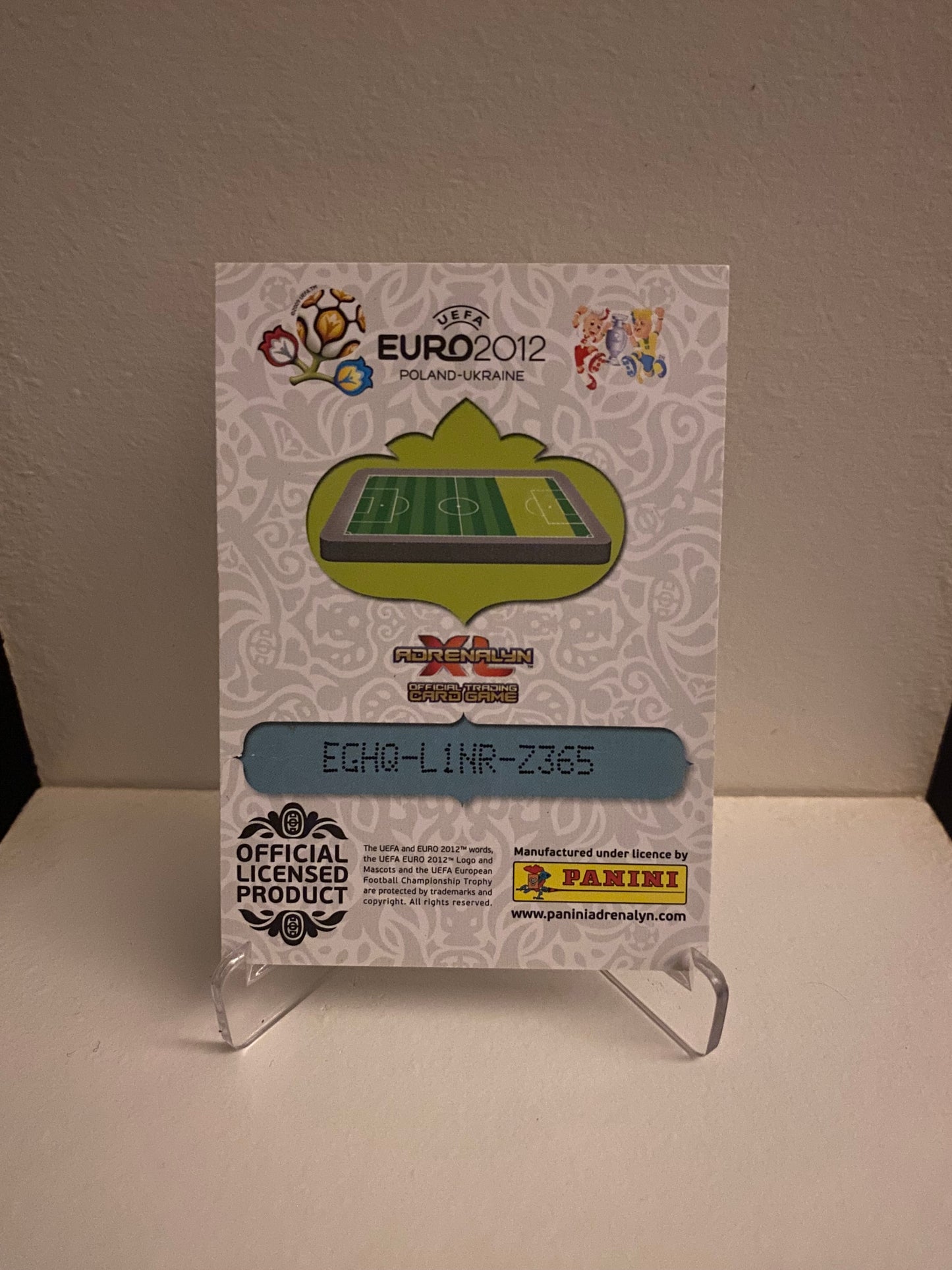 Fodbold kort Panini Adrenalyn XL UEFA EURO 2012 - Kroatien Eduardo - Pokedexet