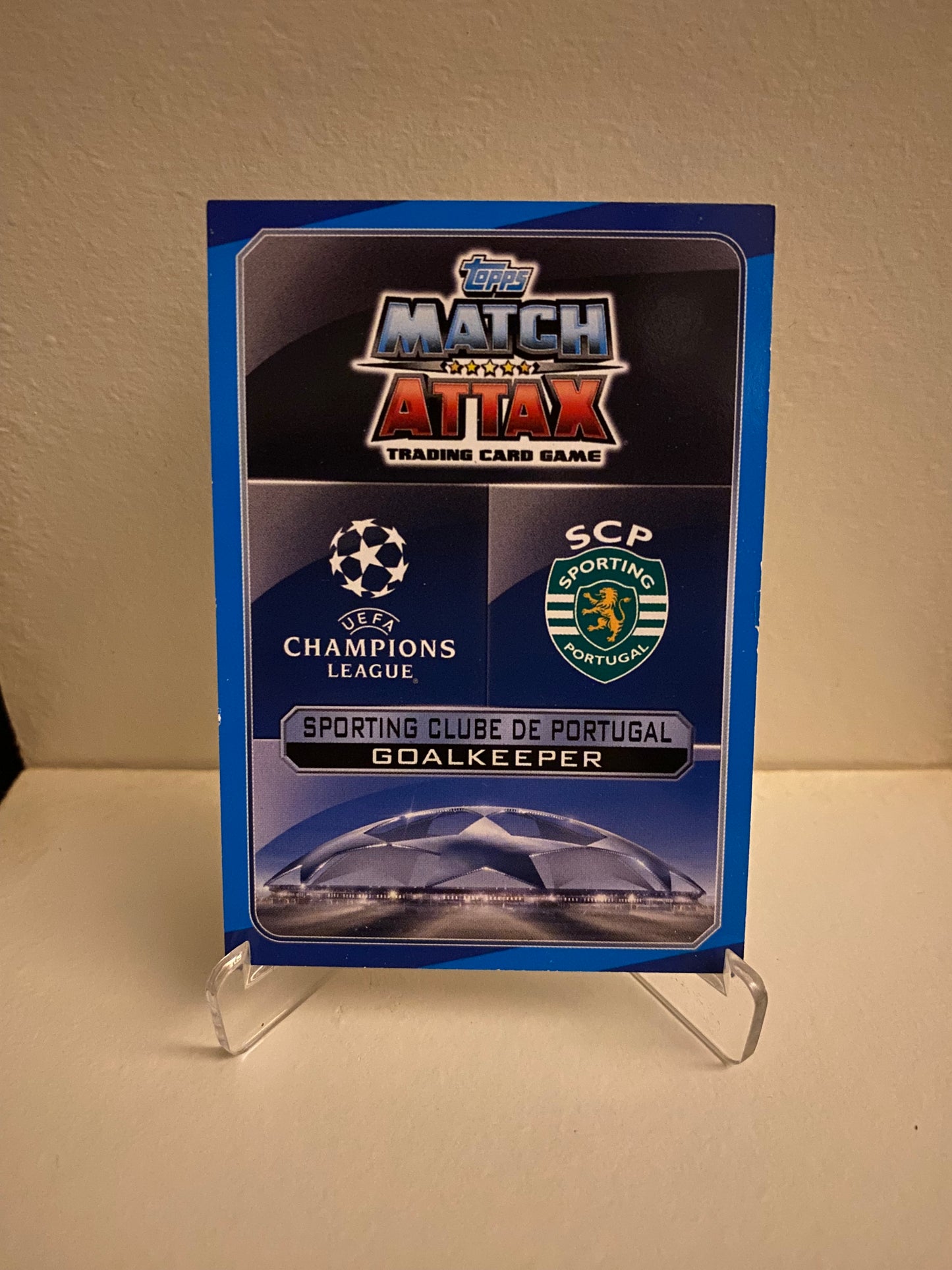 Fodbold kort Topps Match Attax UEFA Champions League 2016/2017 - Sporting Rui Patricio - Pokedexet