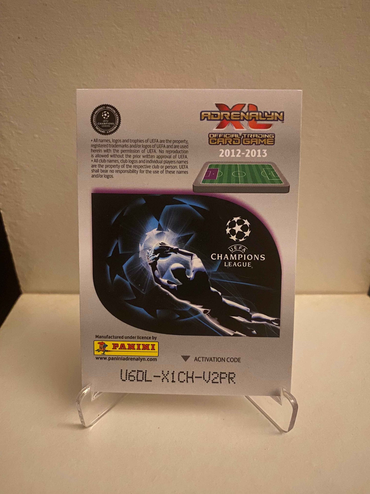 Fodbold kort Panini Adrenalyn XL UEFA Champions League 2012/2013 - Arsenal Wojciech Szczesny - Pokedexet