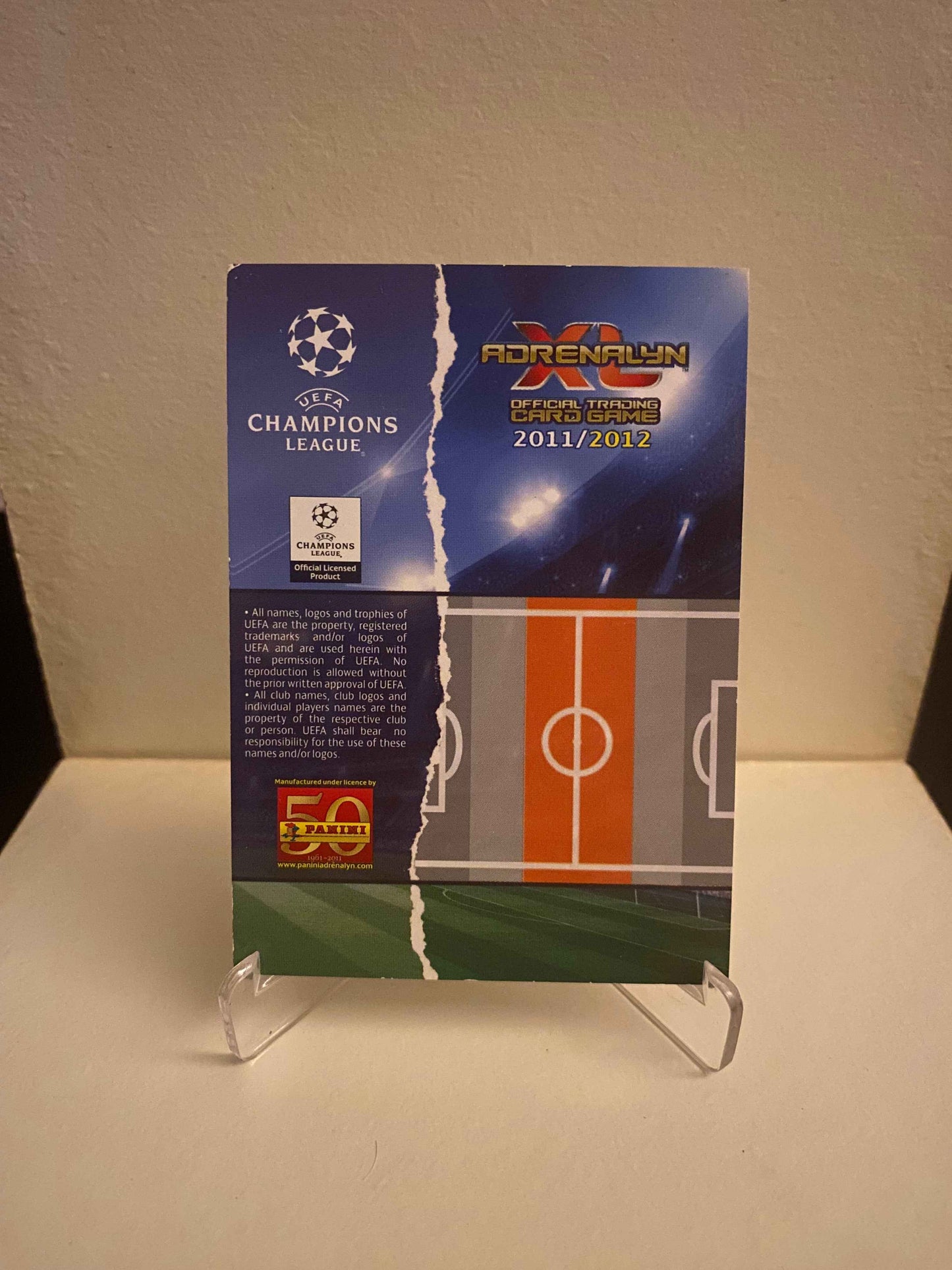 Fodbold kort Panini Adrenalyn XL UEFA Champions League 2011/2012 - AC Milan Clarence Seedorf - Pokedexet