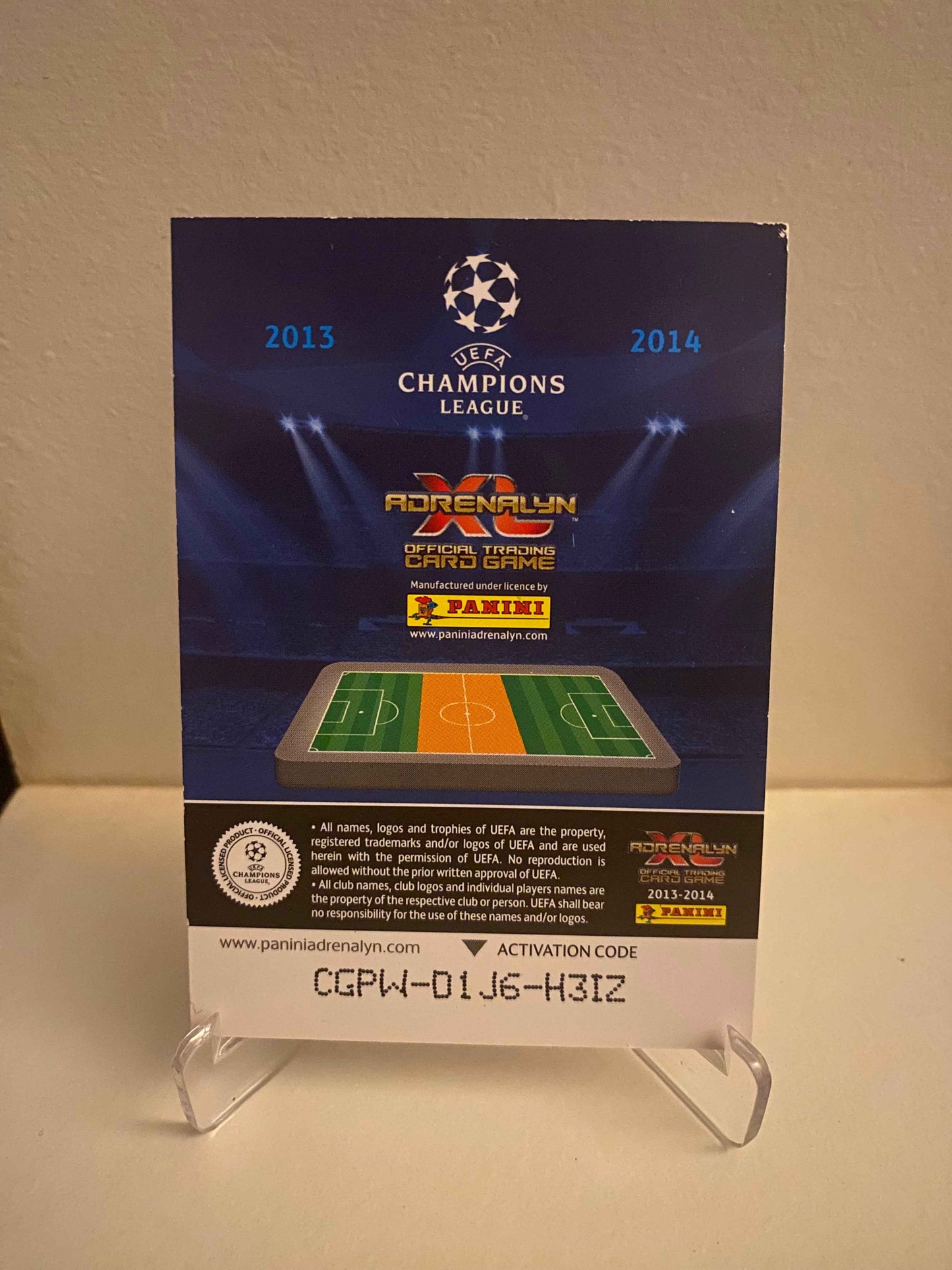 Fodbold kort Panini Adrenalyn XL UEFA Champions League 2013/2014 - Galatasaray Hamit Altintop - Pokedexet